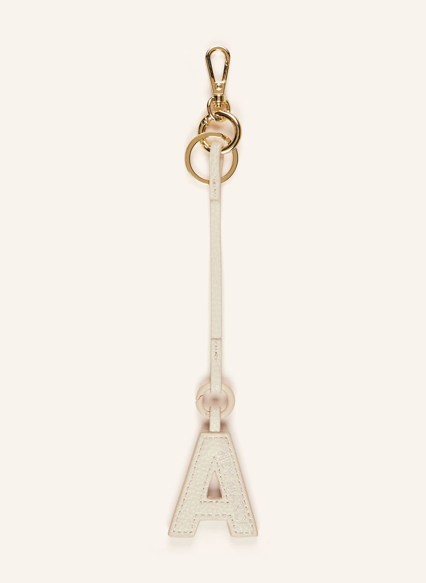 HEY MARLY Taschenanhänger LETTER: CREME