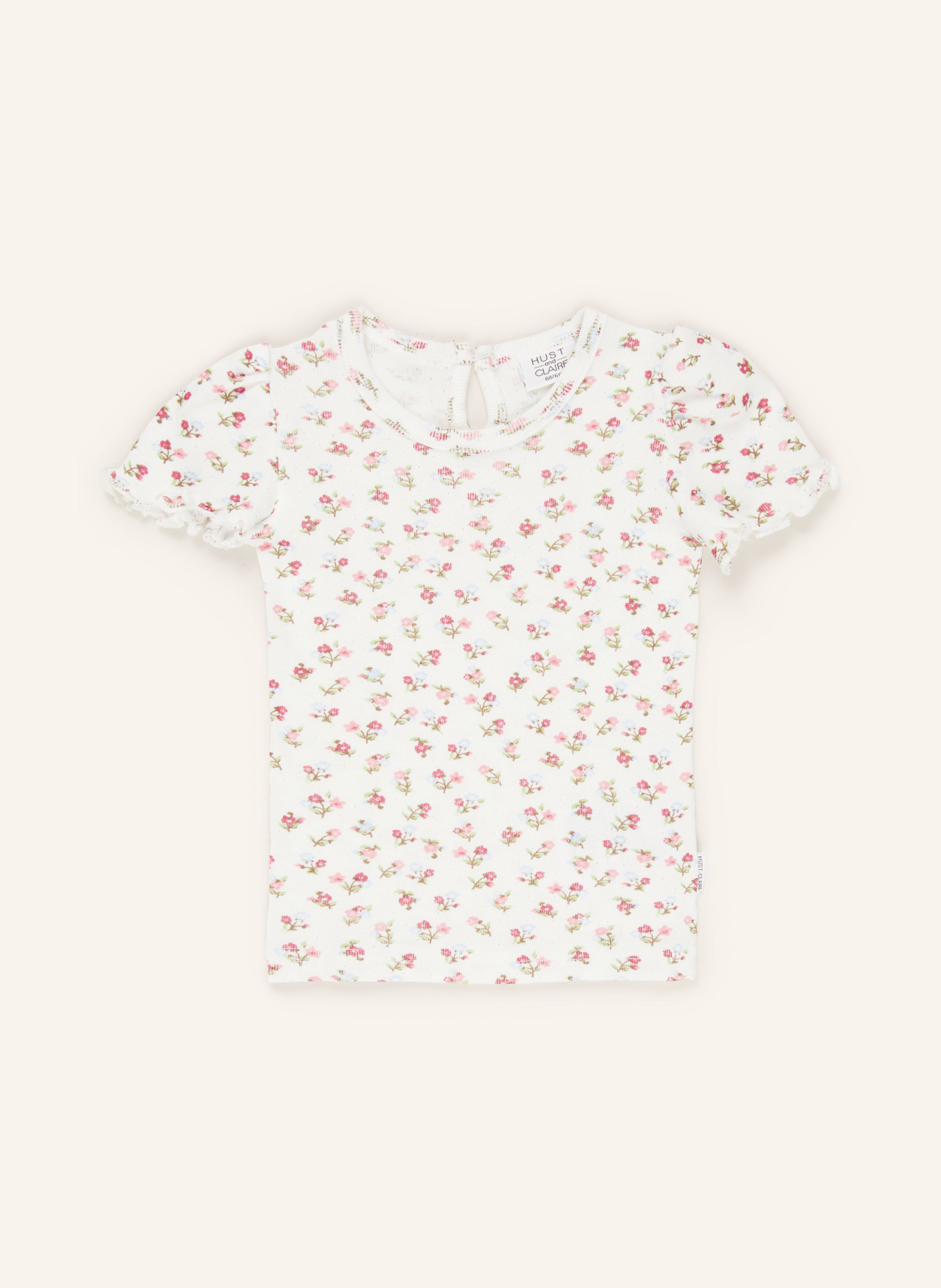 HUST and CLAIRE Tričko HCALMA: BÍLÁ / TMAVĚ ČERVENÁ / TMAVĚ MODRÁ