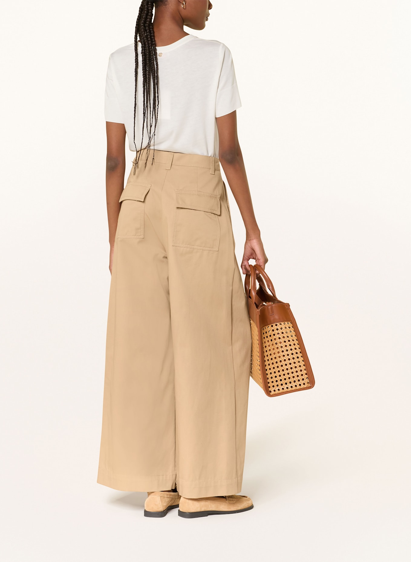 WEEKEND Max Mara Marlene trousers NEBBIE in light brown