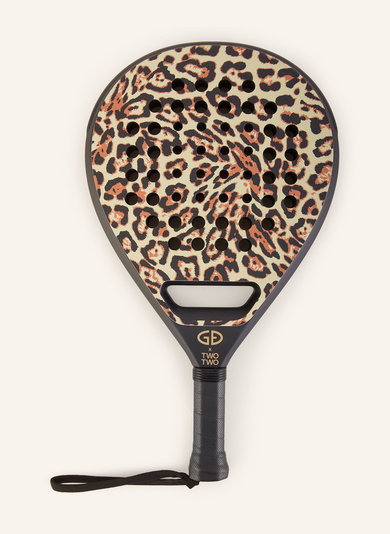 GOLDBERGH Padelschläger: SCHWARZ / CREME / BRAUN
