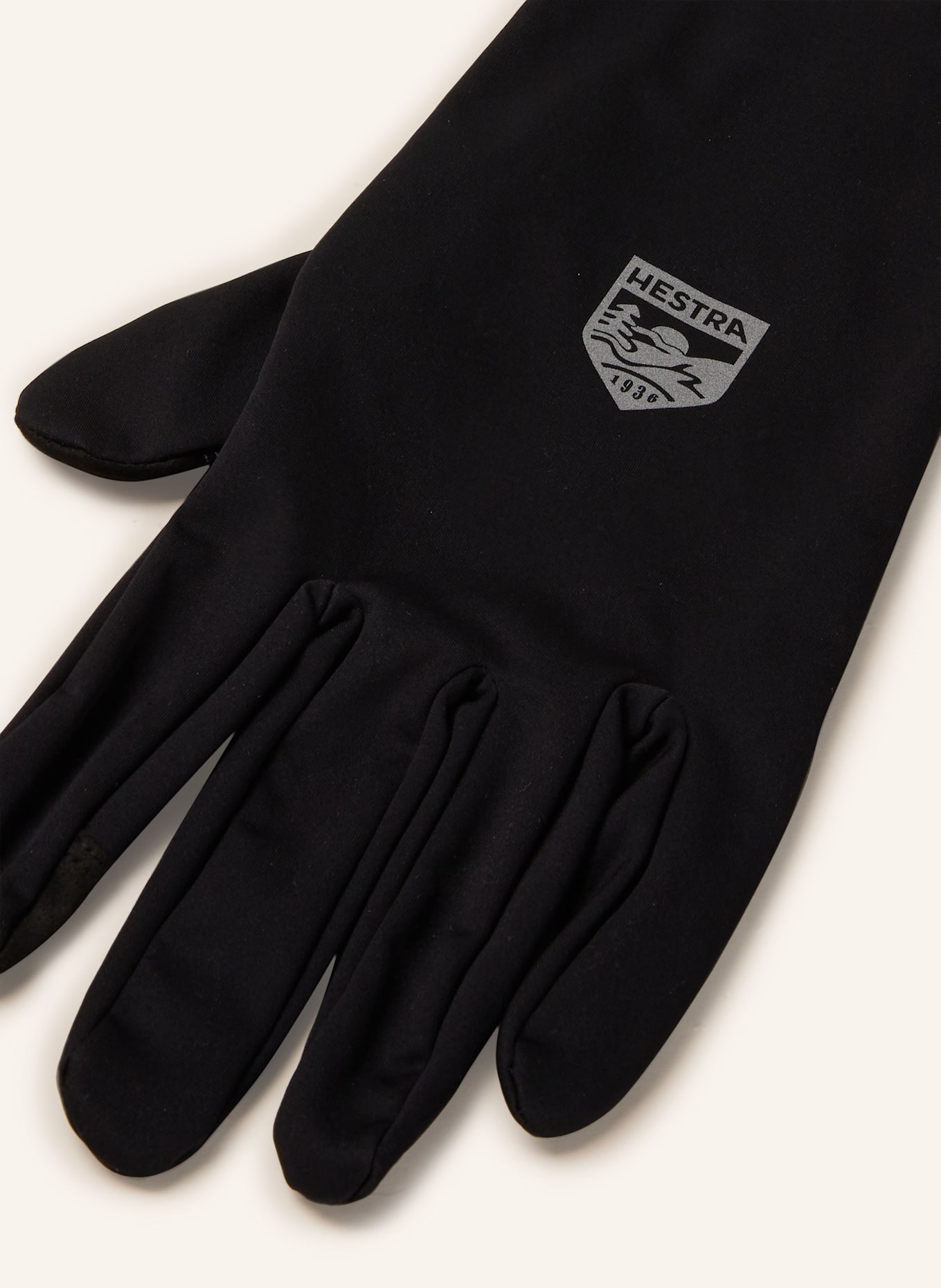 HESTRA Multisporthandschuhe WINDBREAKER LINER LIGHT mit Touchscreen-Funktion: SCHWARZ