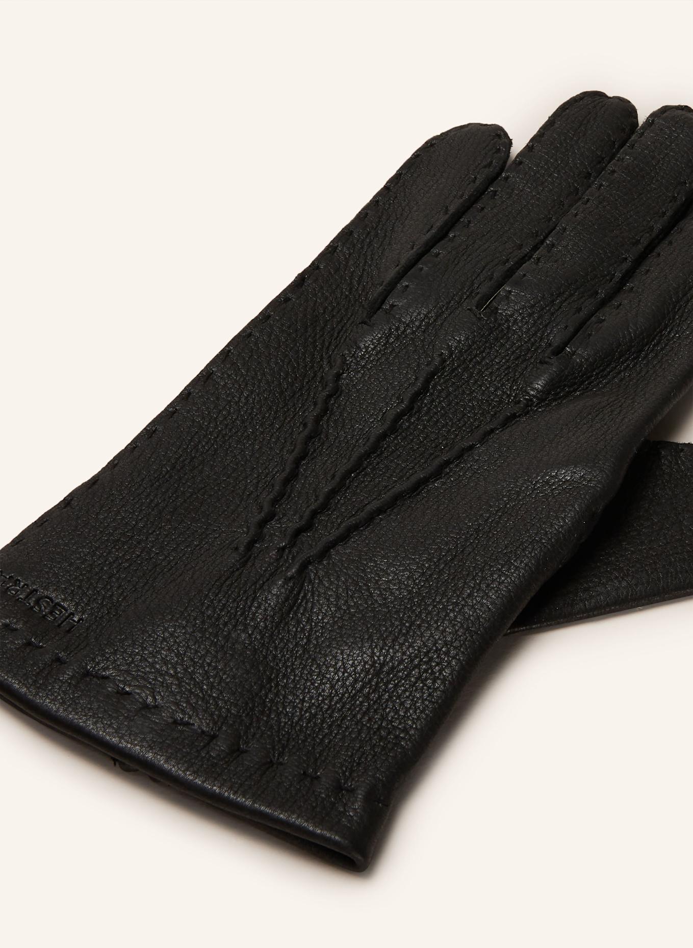 HESTRA Lederhandschuhe HENRY: SCHWARZ