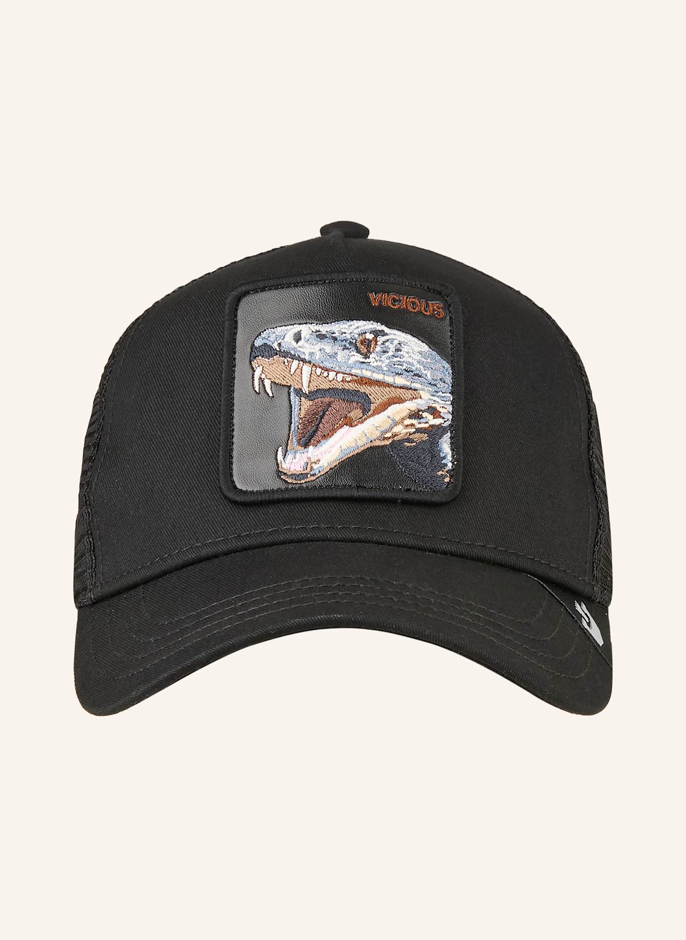 GOORIN BROS. Wine cap THE VICIOUS SNAKE: SCHWARZ