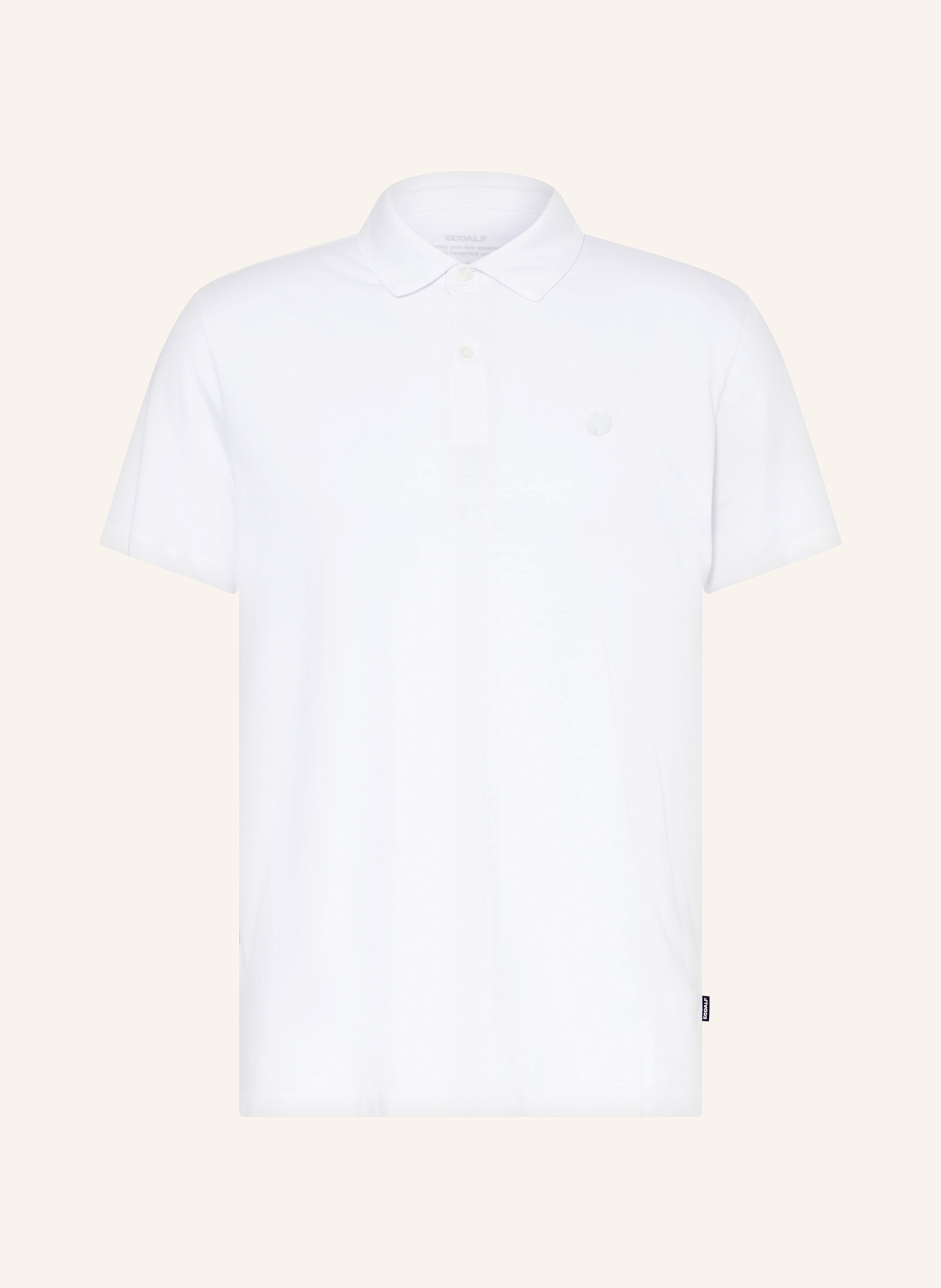 ECOALF Jersey-Poloshirt ENZO Regular Fit: WEISS