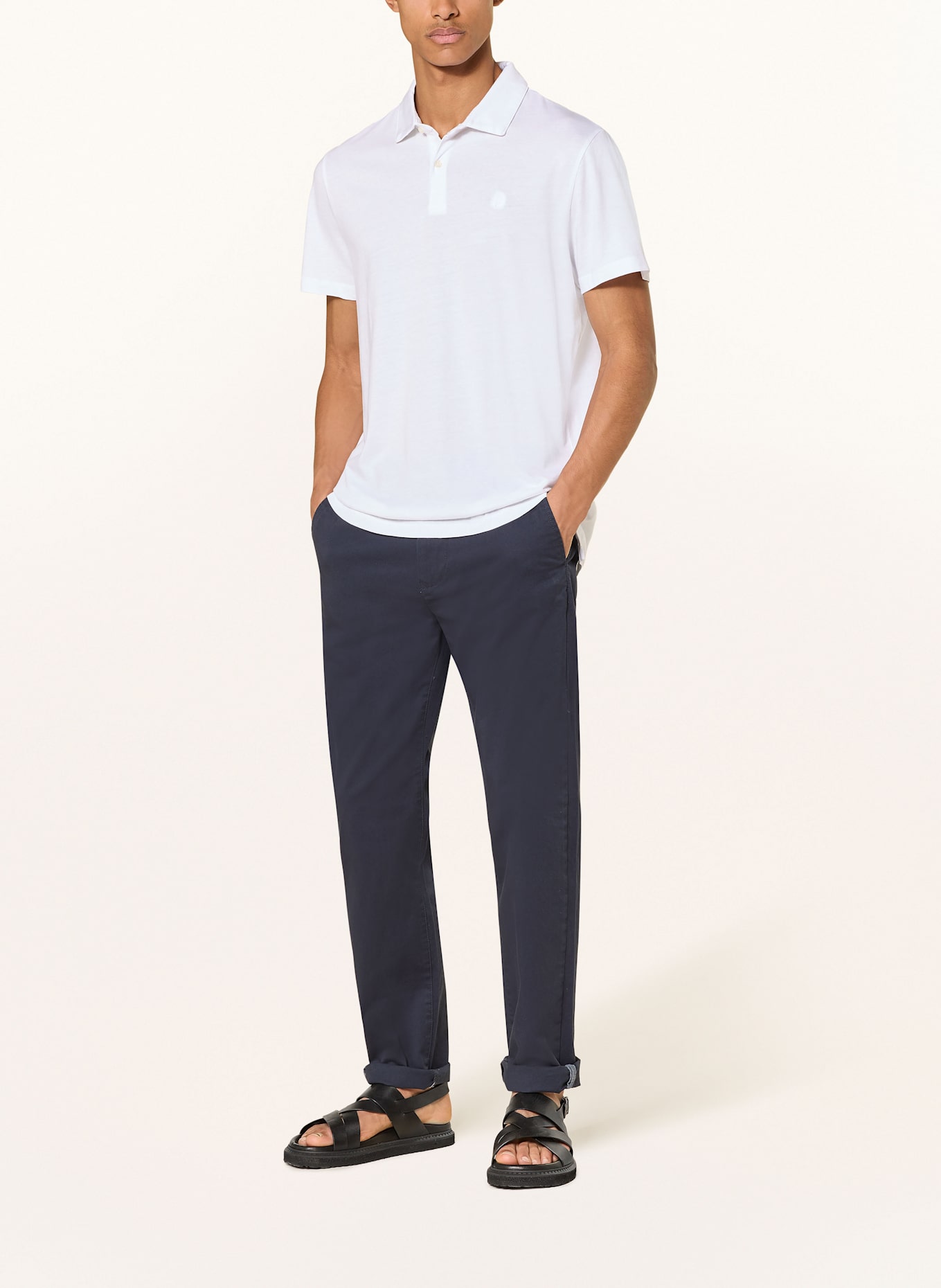 ECOALF Jersey-Poloshirt ENZO Regular Fit: WEISS