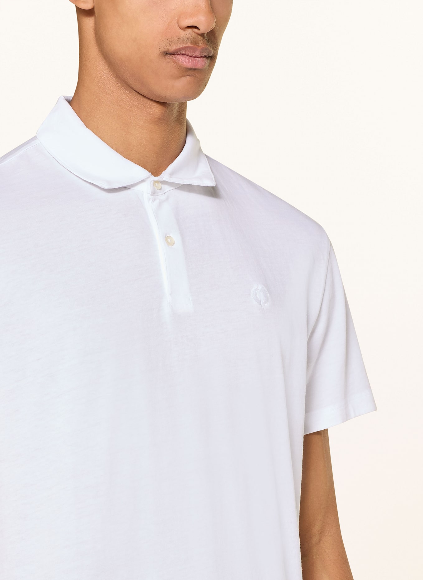 ECOALF Jersey-Poloshirt ENZO Regular Fit: WEISS