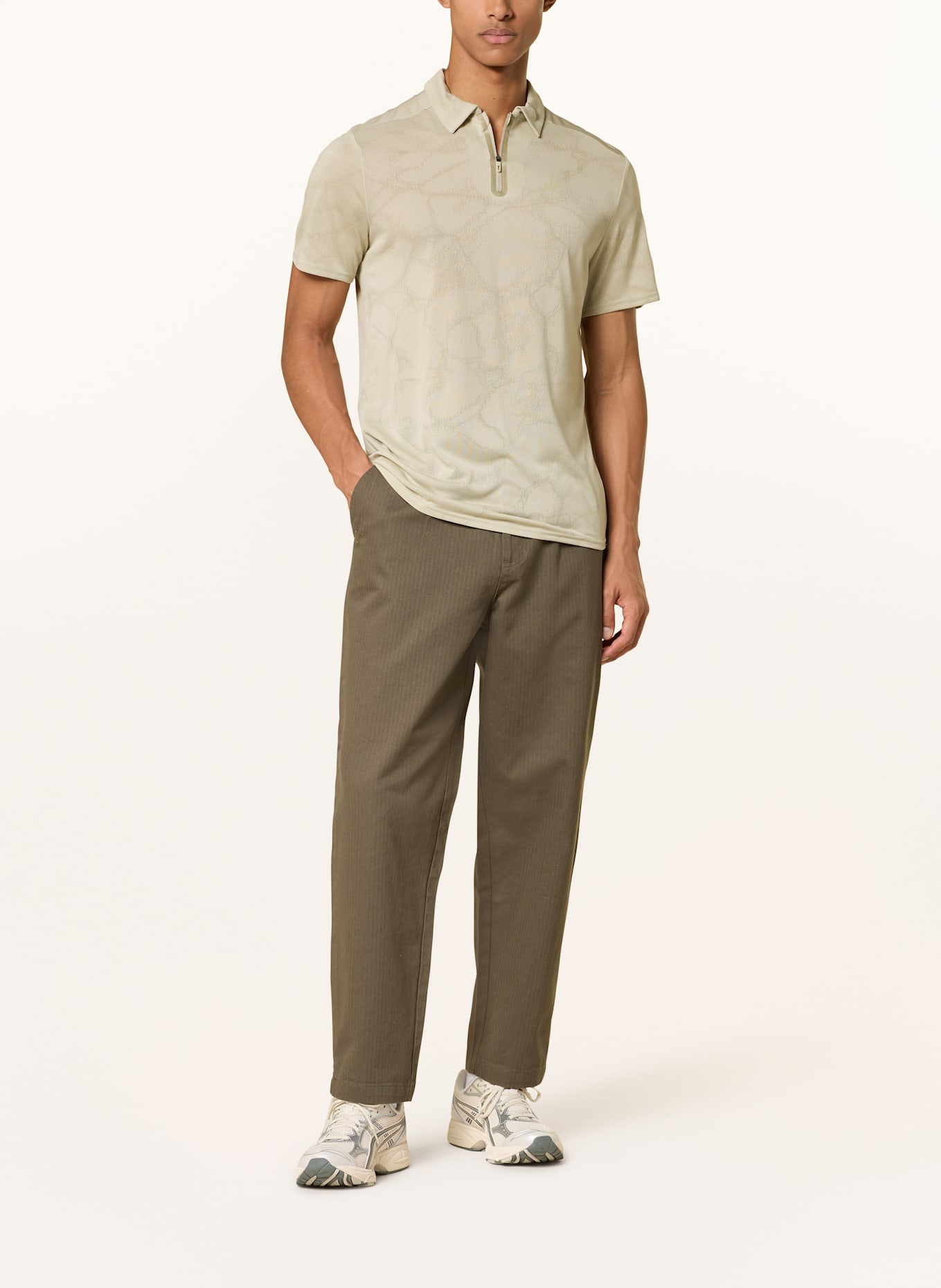 odlo Funkční polokošile ASCENT CHILLTEC: BÉŽOVÁ