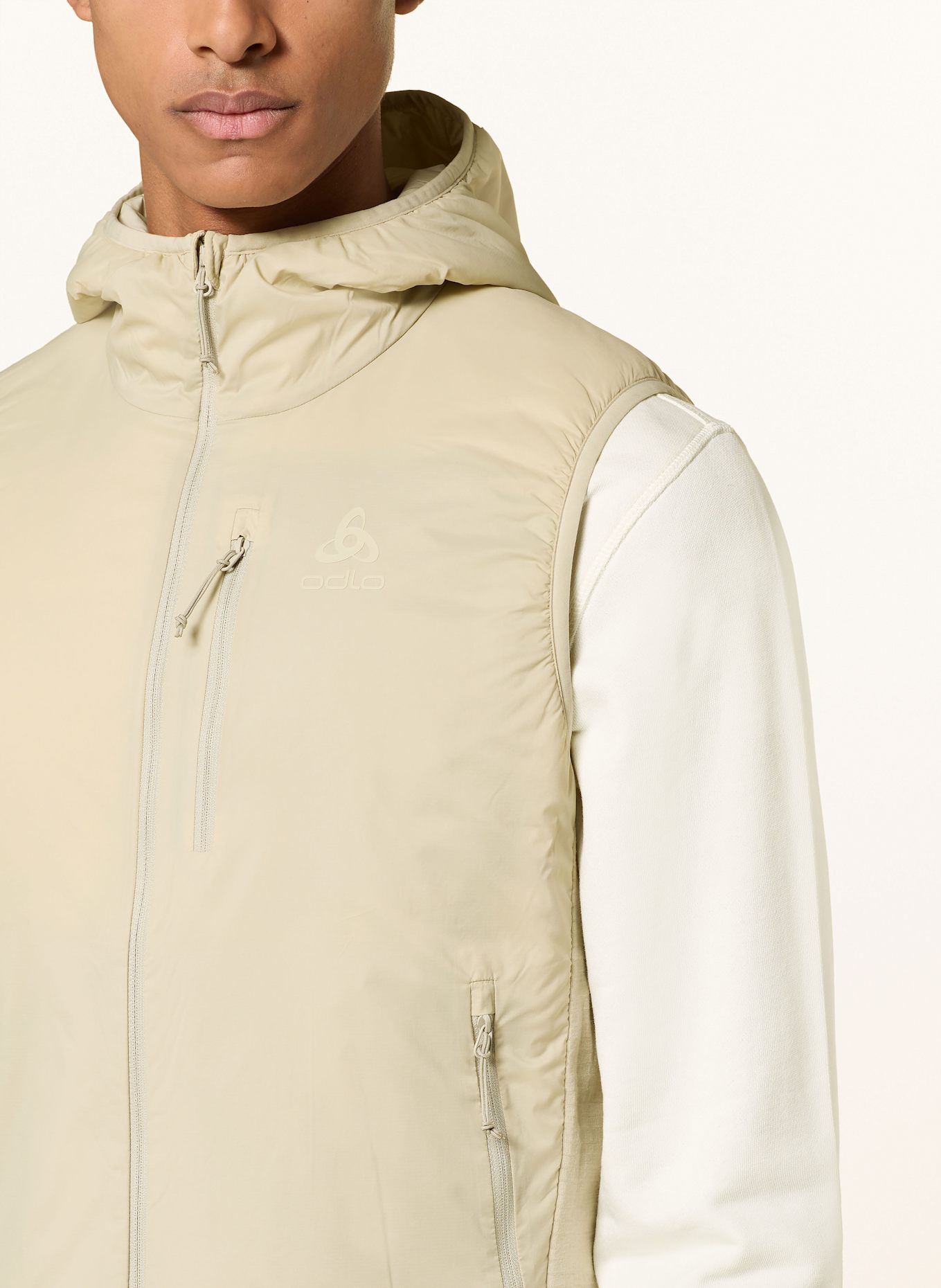 odlo Hybrid-Funktionsweste ASCENT, Farbe: BEIGE (Bild 5)
