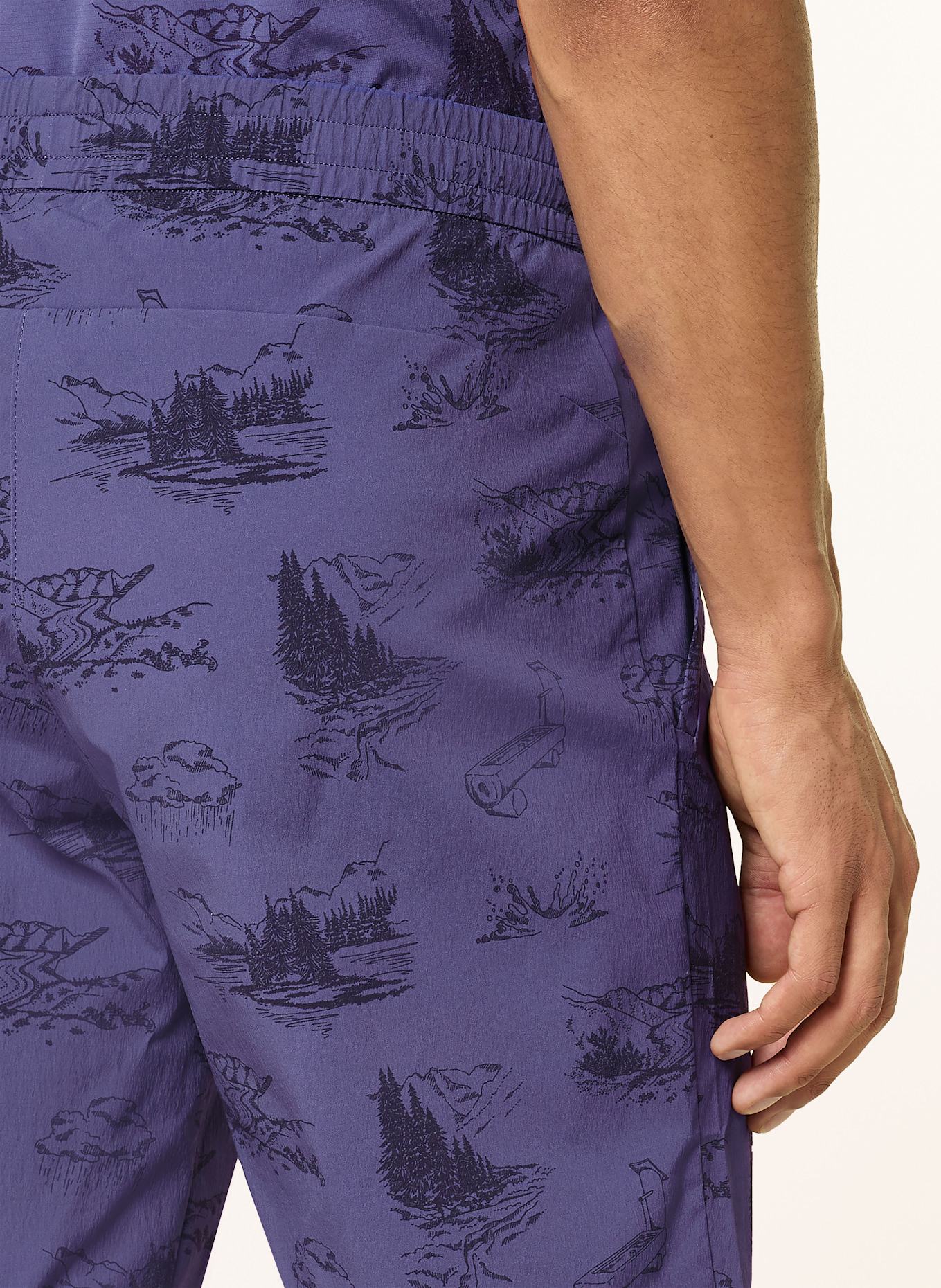 odlo Regular fit swim shorts: DARK BLUE / BLACK