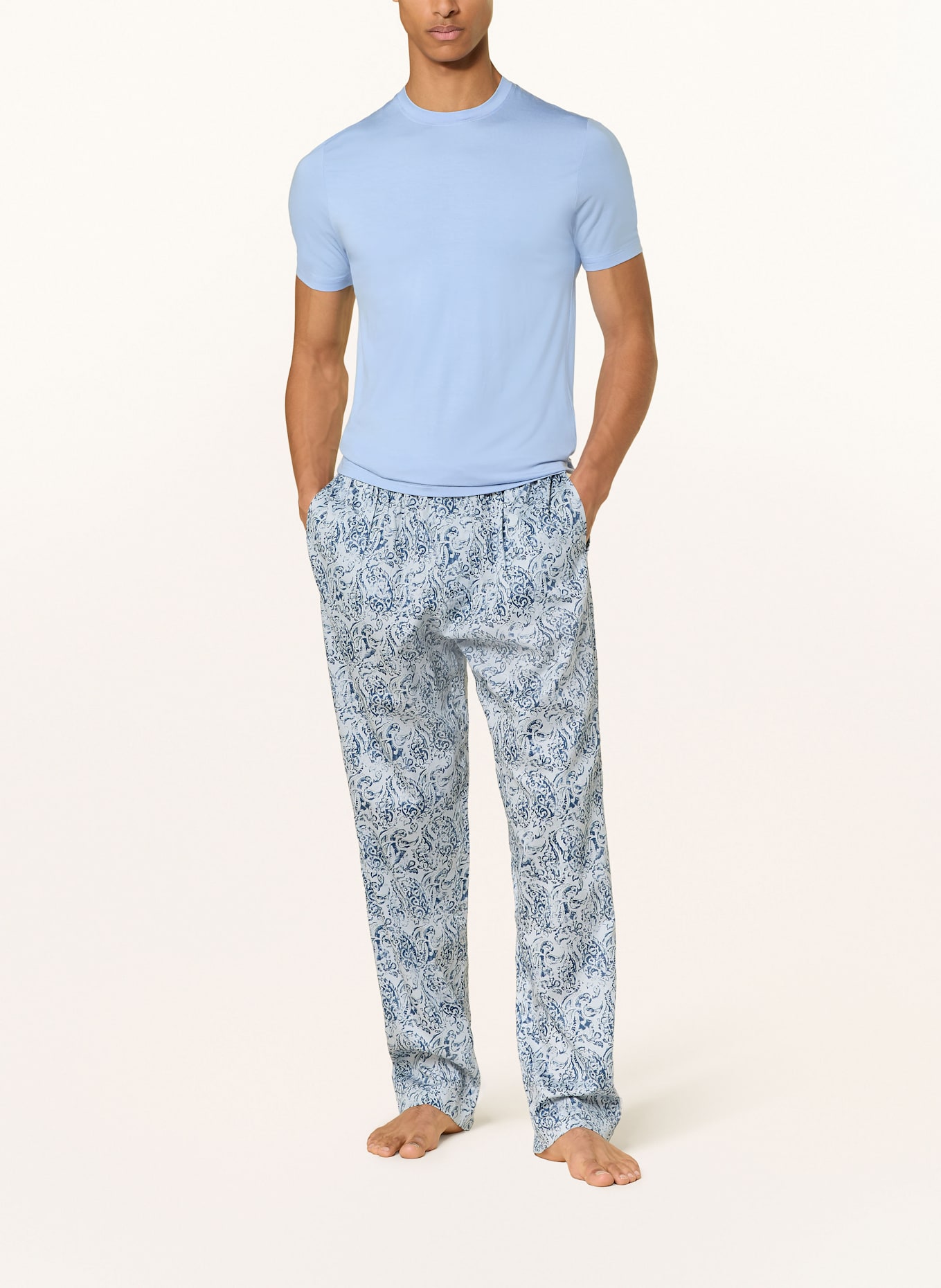 zimmerli T-Shirt PURENESS: HELLBLAU