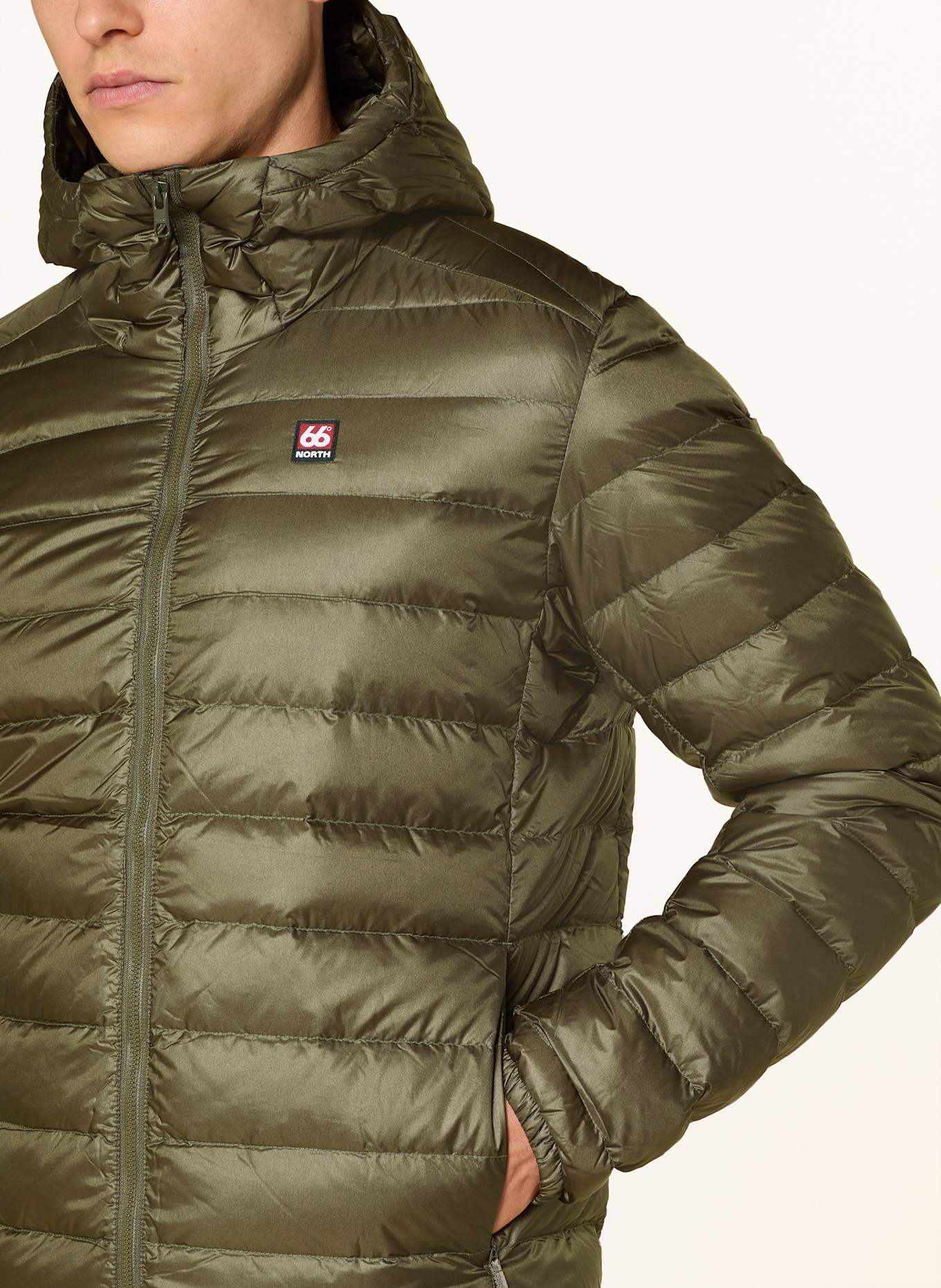 66°NORTH Lightweight-Daunenjacke KEILIR: DUNKELBRAUN