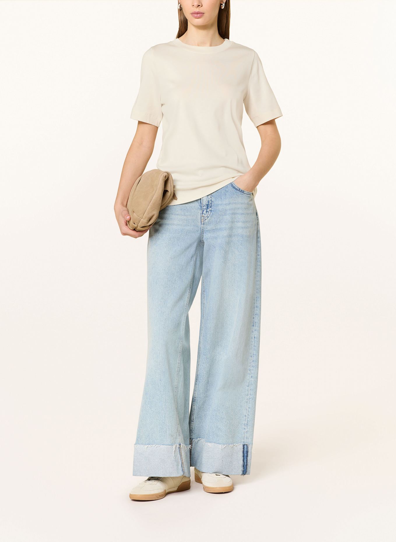 ZAÍDA Tričko: KRÉMOVÁ