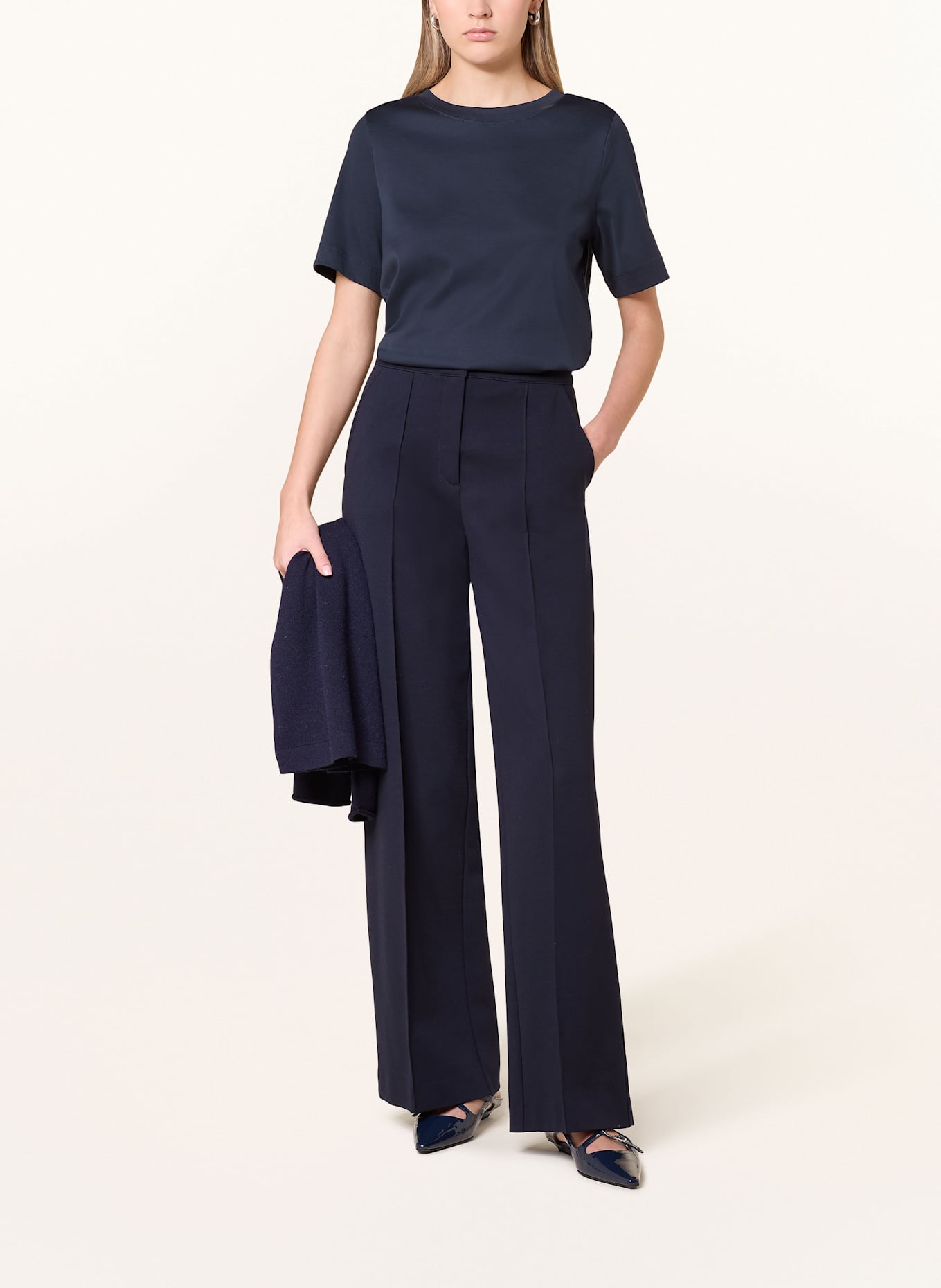 ZAÍDA Tričko: TMAVĚ MODRÁ