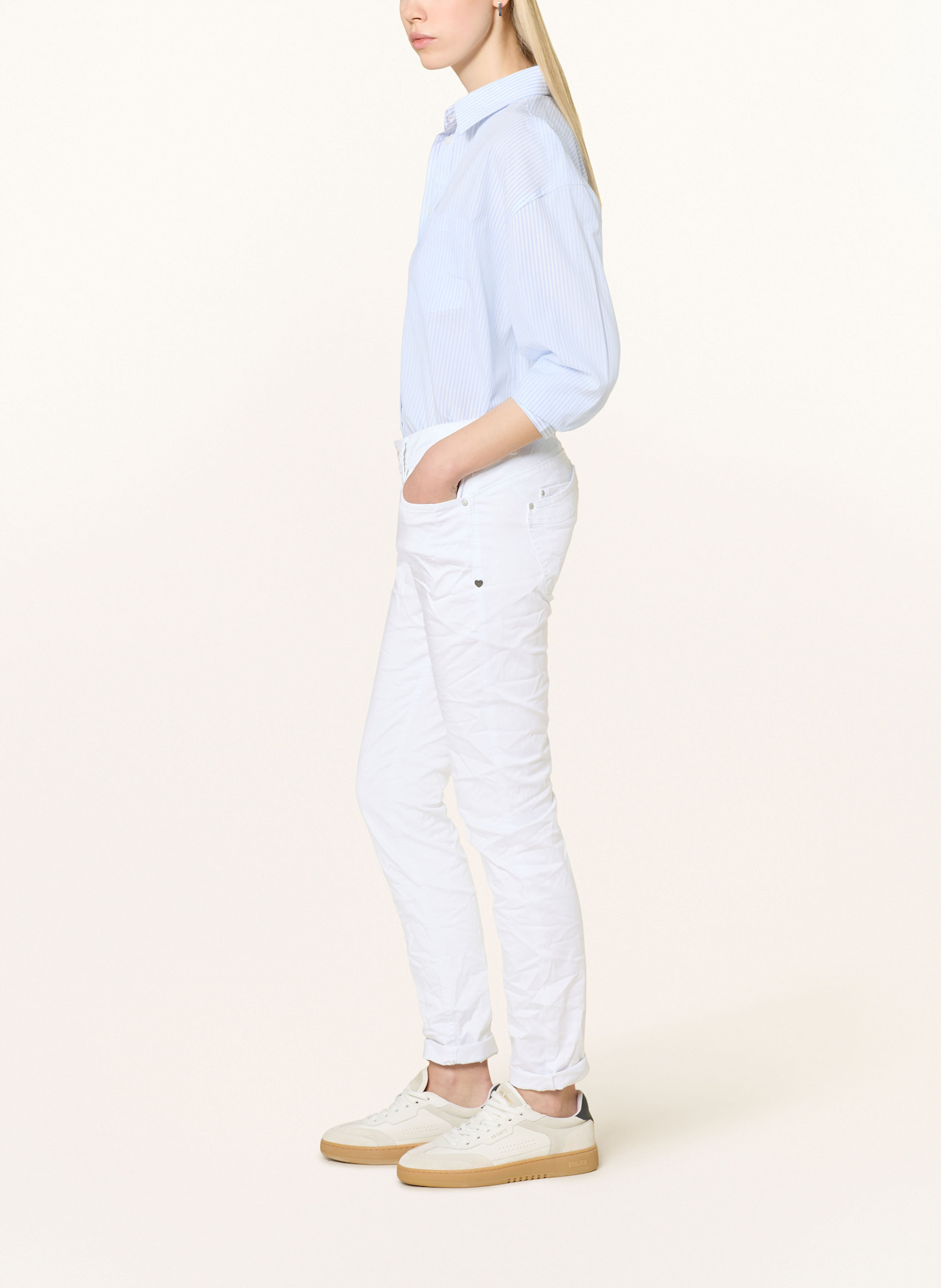 Buena Vista Jeansy skinny MALIBU: BIAŁY