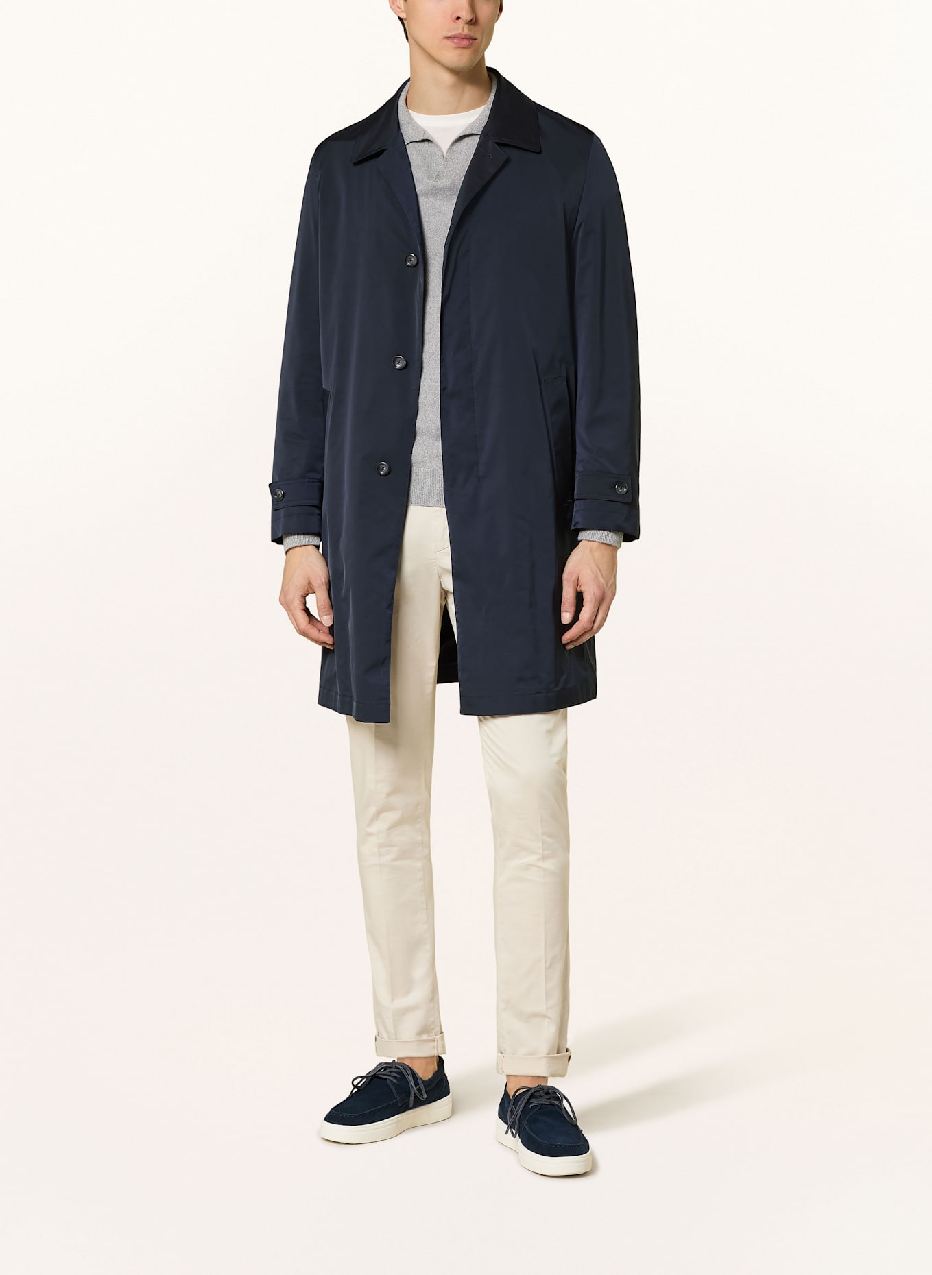 DRESSLER Mantel: DUNKELBLAU