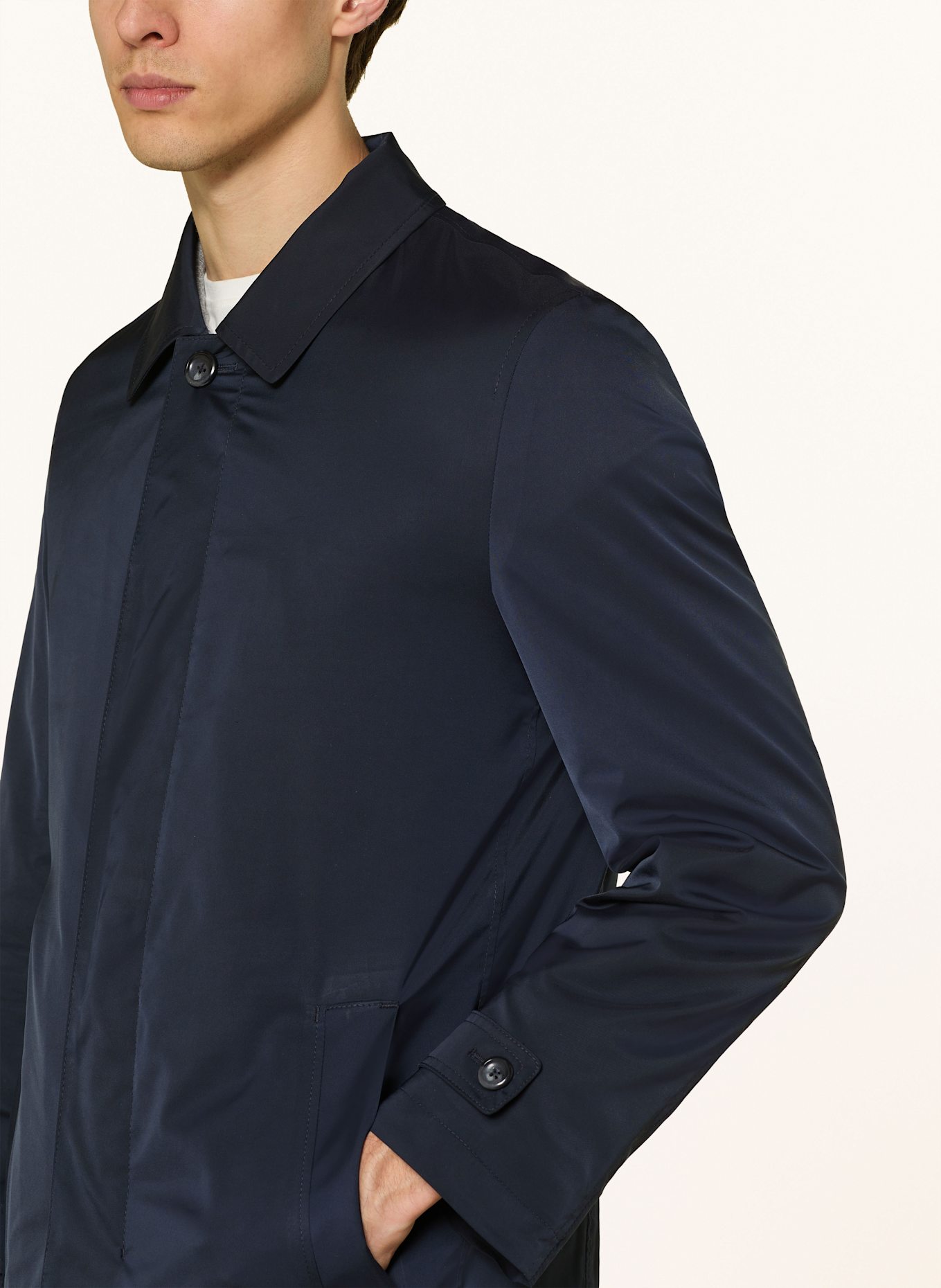 DRESSLER Mantel: DUNKELBLAU
