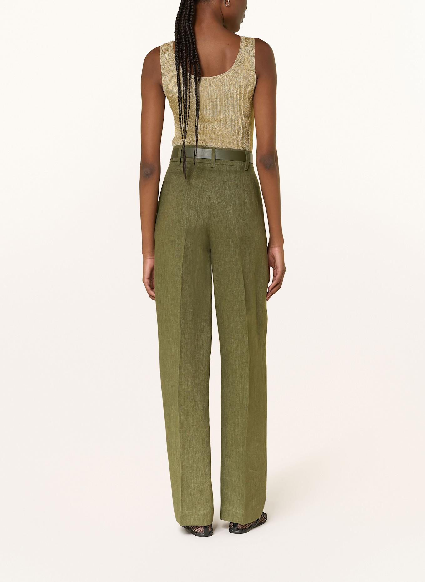 Max Mara STUDIO Pletený top HARDY s třpytivou přízí: ZLATÁ
