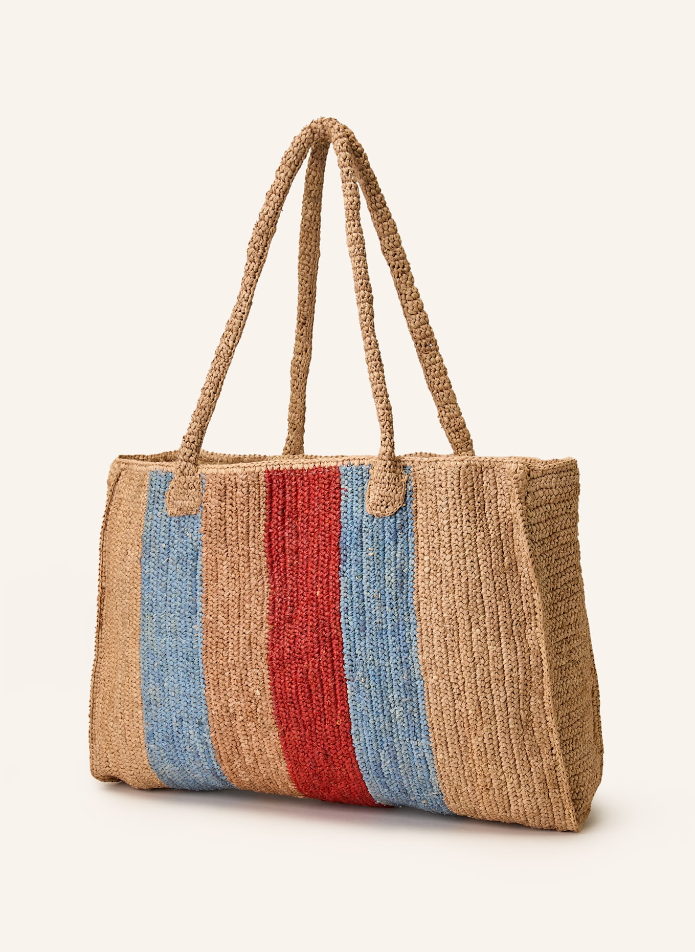 ViaMailBag Shopper ATENE: BÉŽOVÁ / MODRÁ / ČERVENÁ