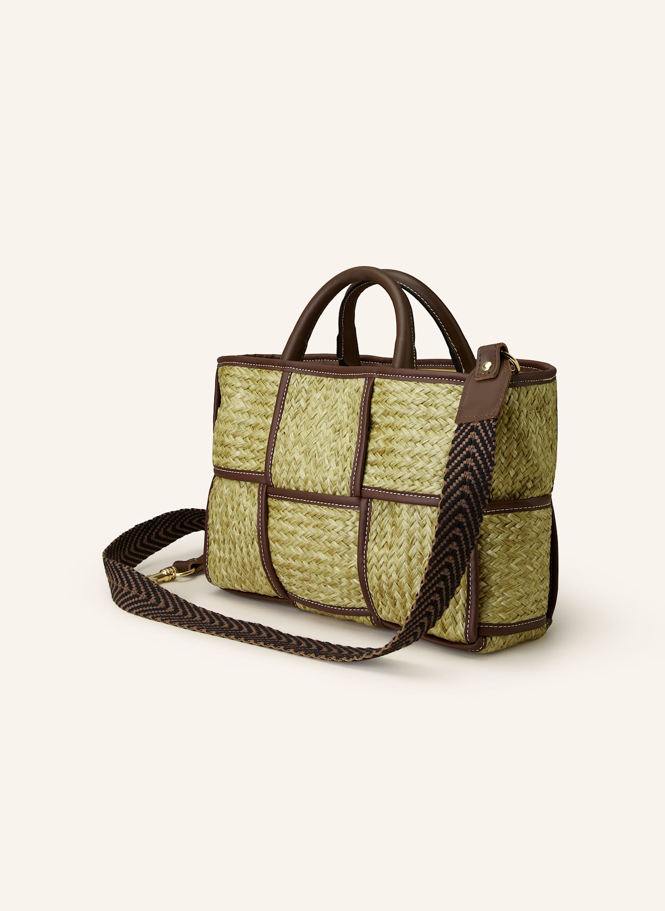ViaMailBag Shopper IRIS: BEIGE/ BRAUN