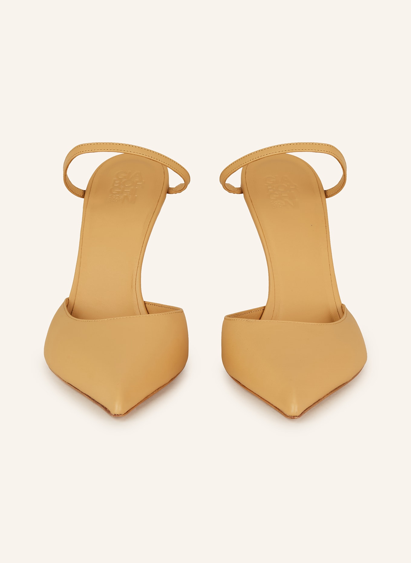 GIA BORGHINI Mules: COGNAC