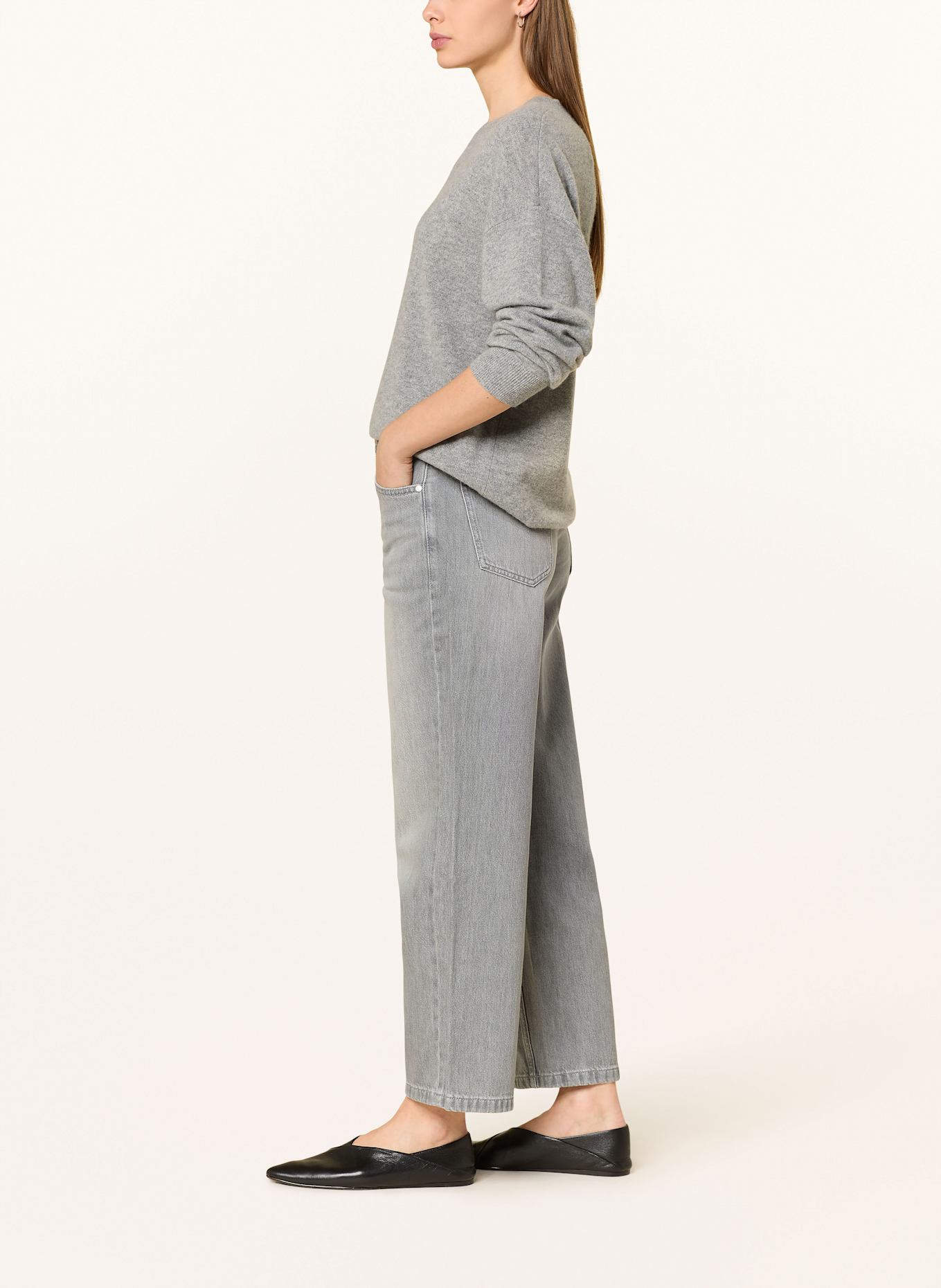 LANIUS Straight jeans: 153 Maya Bridal Angle Sleeve Maxi Dress