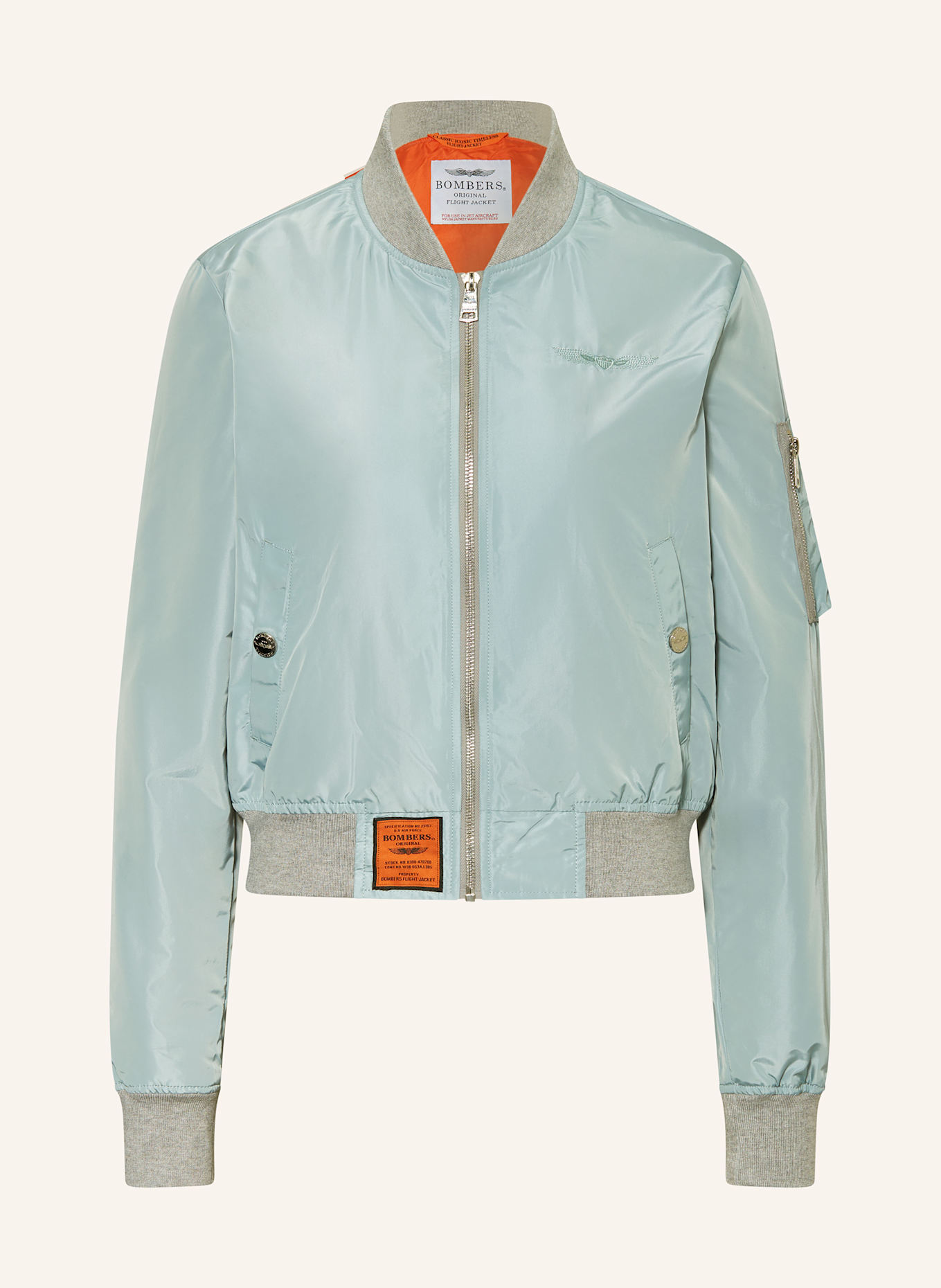 BOMBERS ORIGINAL Blouson: BLAUGRAU