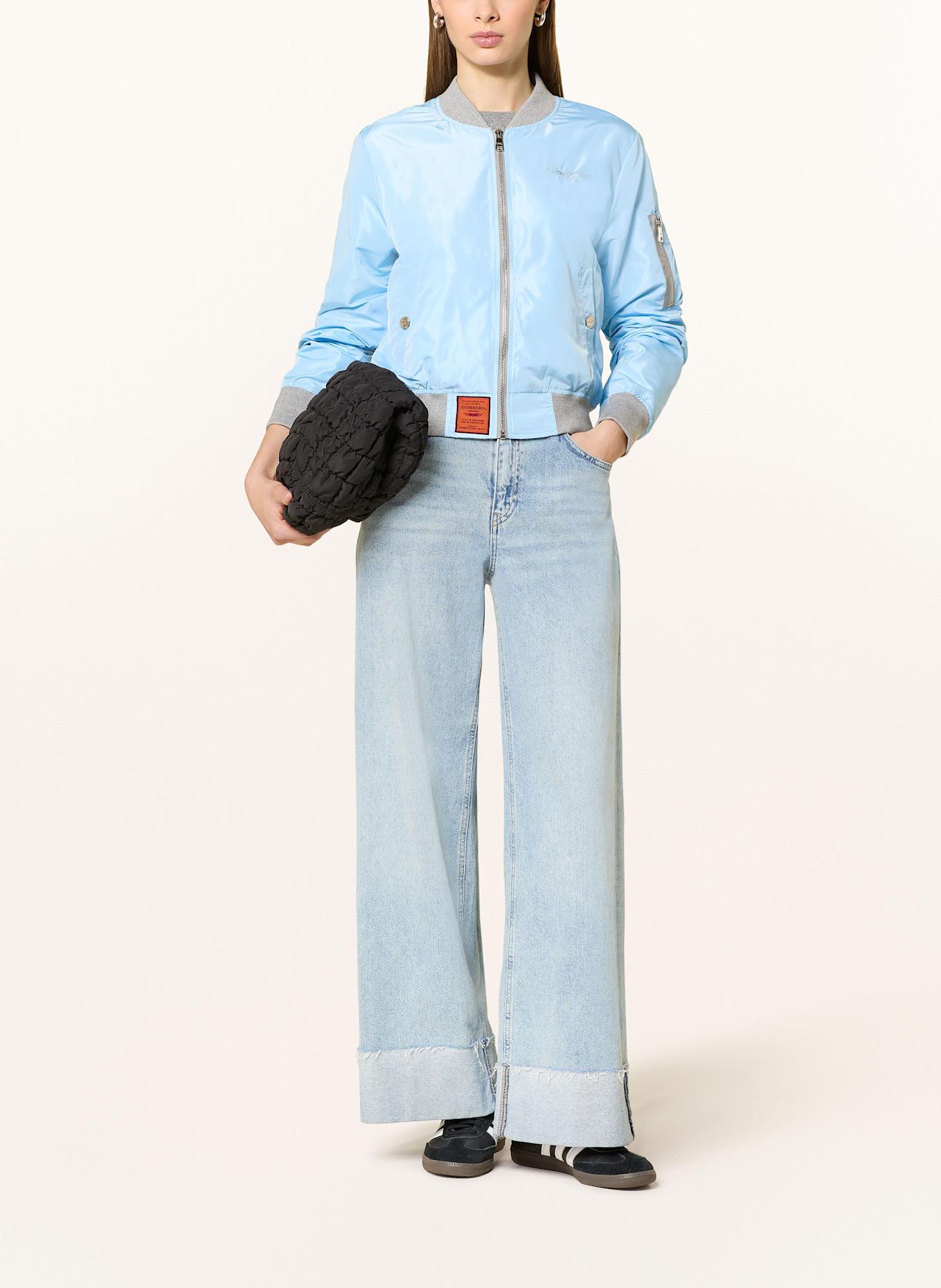 BOMBERS ORIGINAL Blouson: LICHTBLAUW