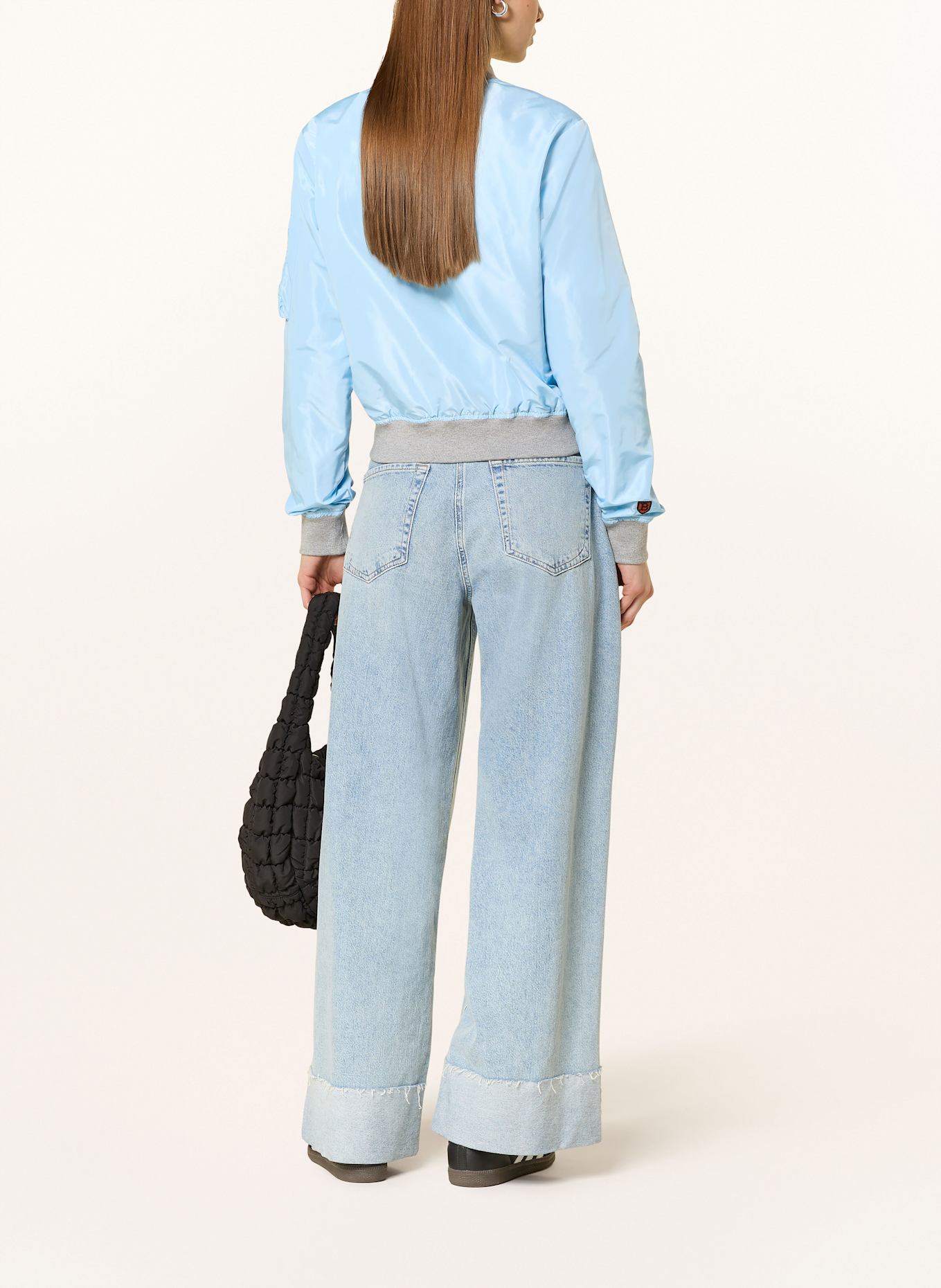 BOMBERS ORIGINAL Blouson: LICHTBLAUW