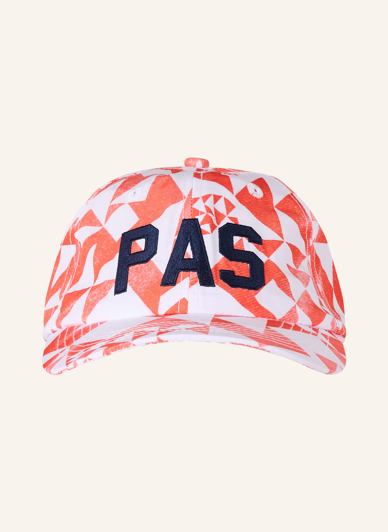 PAS NORMAL STUDIOS Cap PAS OFF-RACE: WEISS / ORANGE