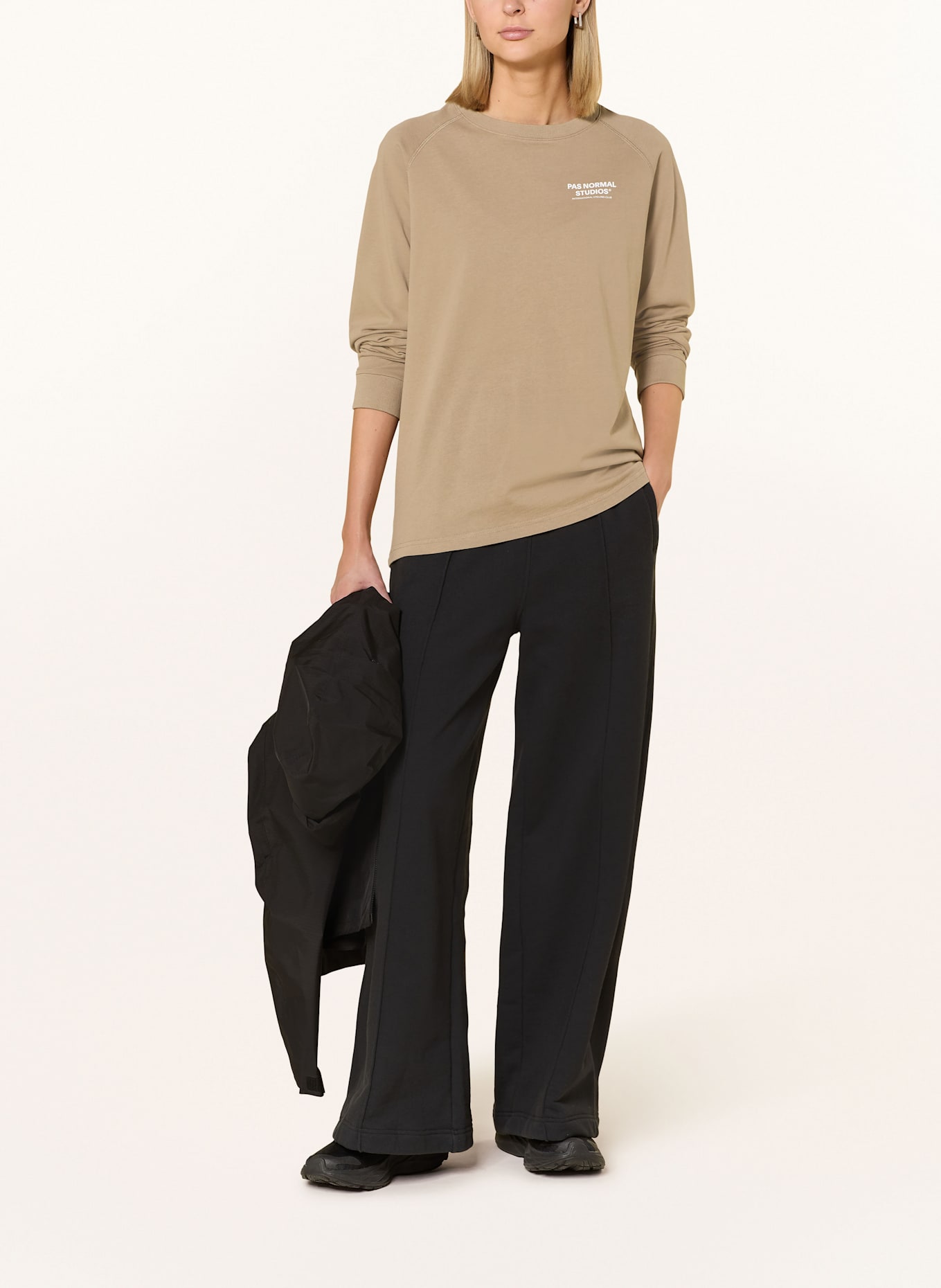 PAS NORMAL STUDIOS Sweatshirt OFF RACE: BEIGE