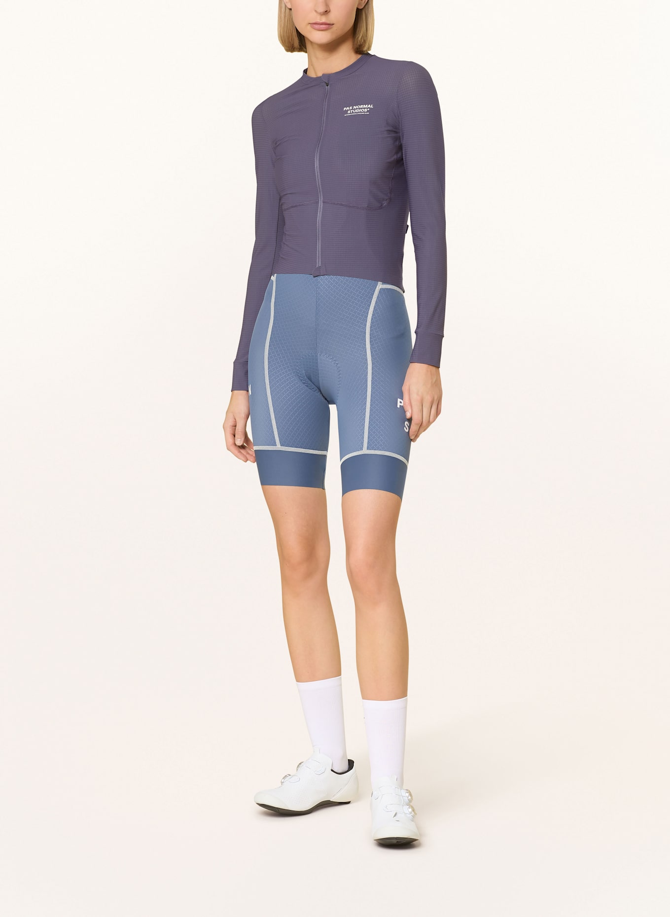 PAS NORMAL STUDIOS Cycling jersey MECHANISM PRO LONG SLEEVE JERSEY: PURPLE