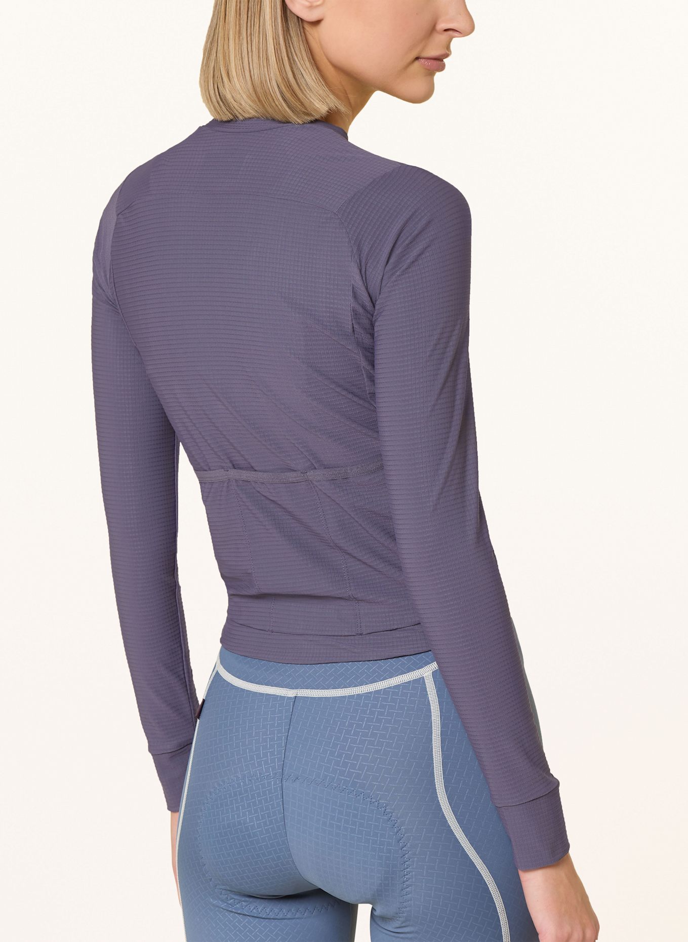 PAS NORMAL STUDIOS Cycling jersey MECHANISM PRO LONG SLEEVE JERSEY: PURPLE