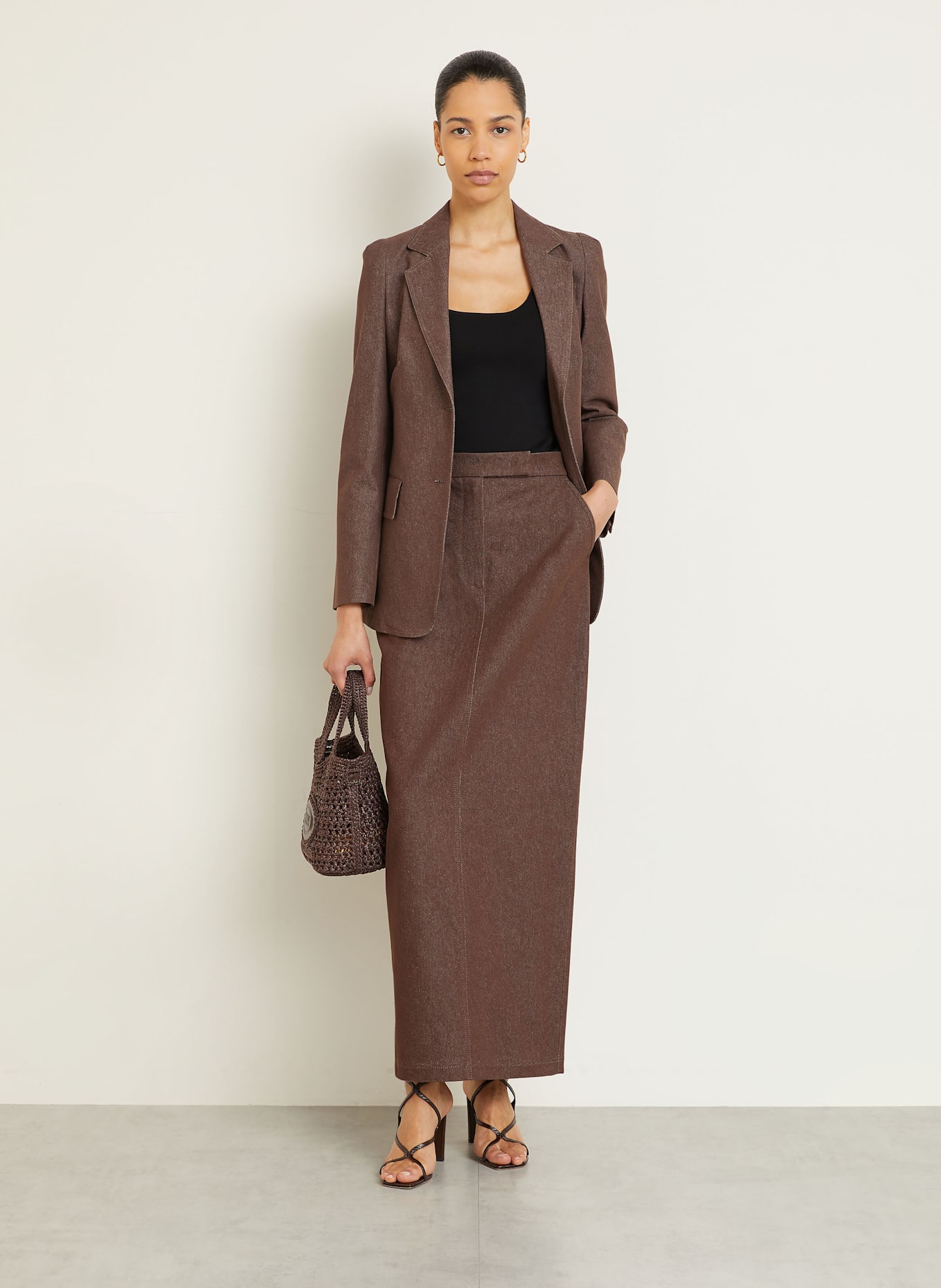 スカート MAX MARA Women Mid Skirts PIANOSA 742 002 BROWN 1101015306002-w-pianosa.jpg