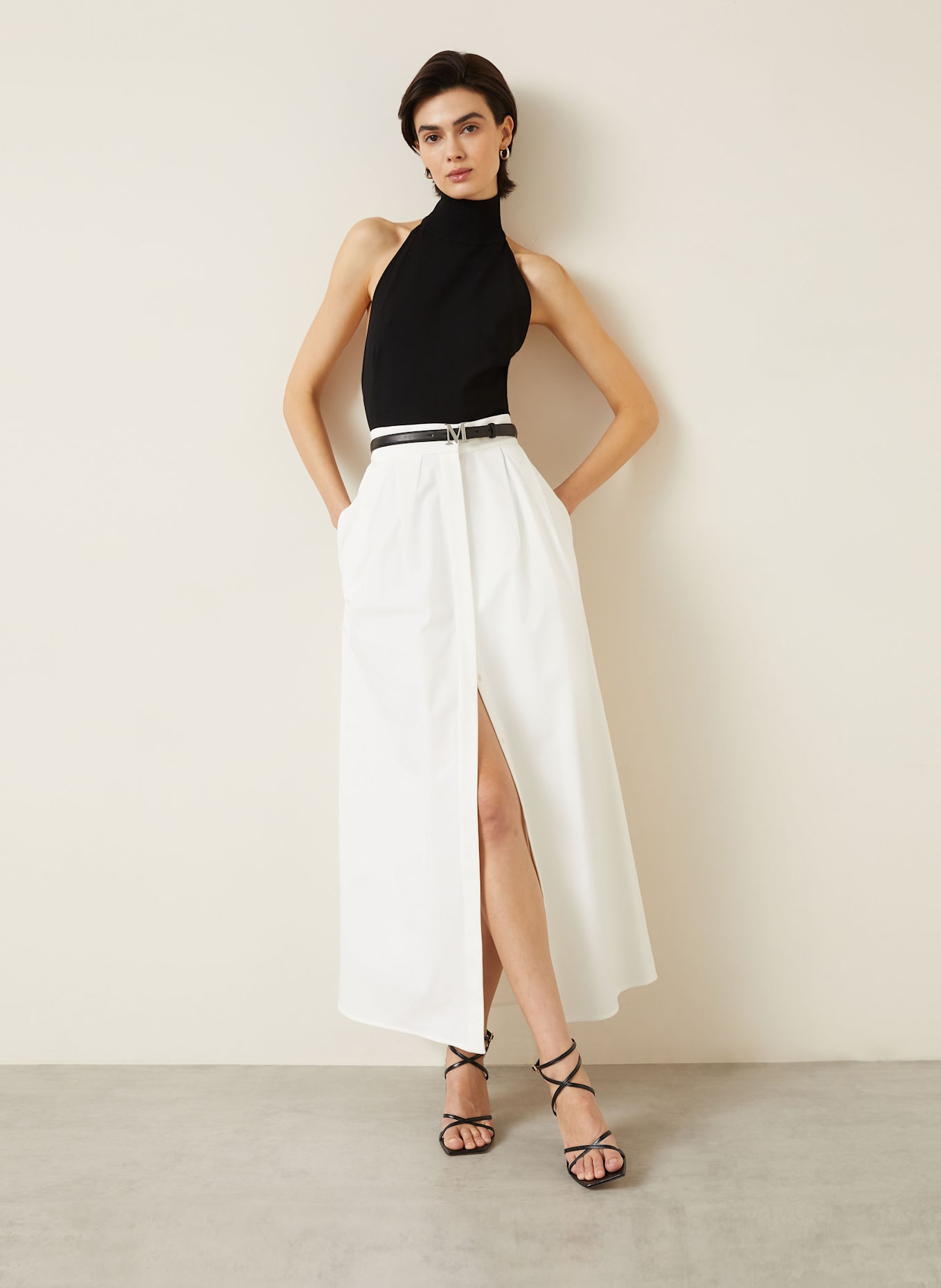 スカート MAX MARA Women Skirts ALCADE1234CO White Max Mara Skirt ALCADE1234 in white
