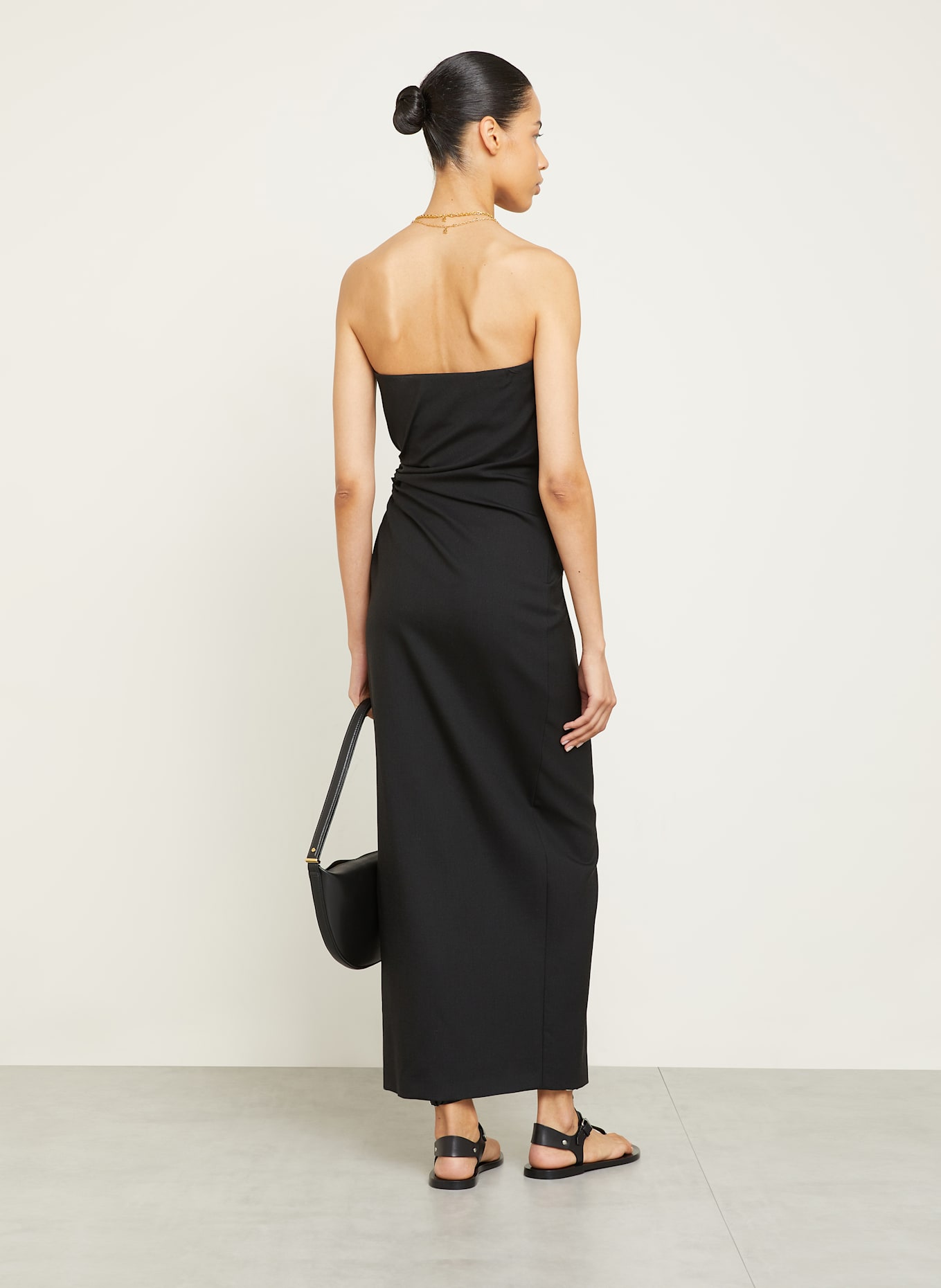 【送料&関税込】Max Mara silva Dress Max Mara SILVA off-shoulder dress in black