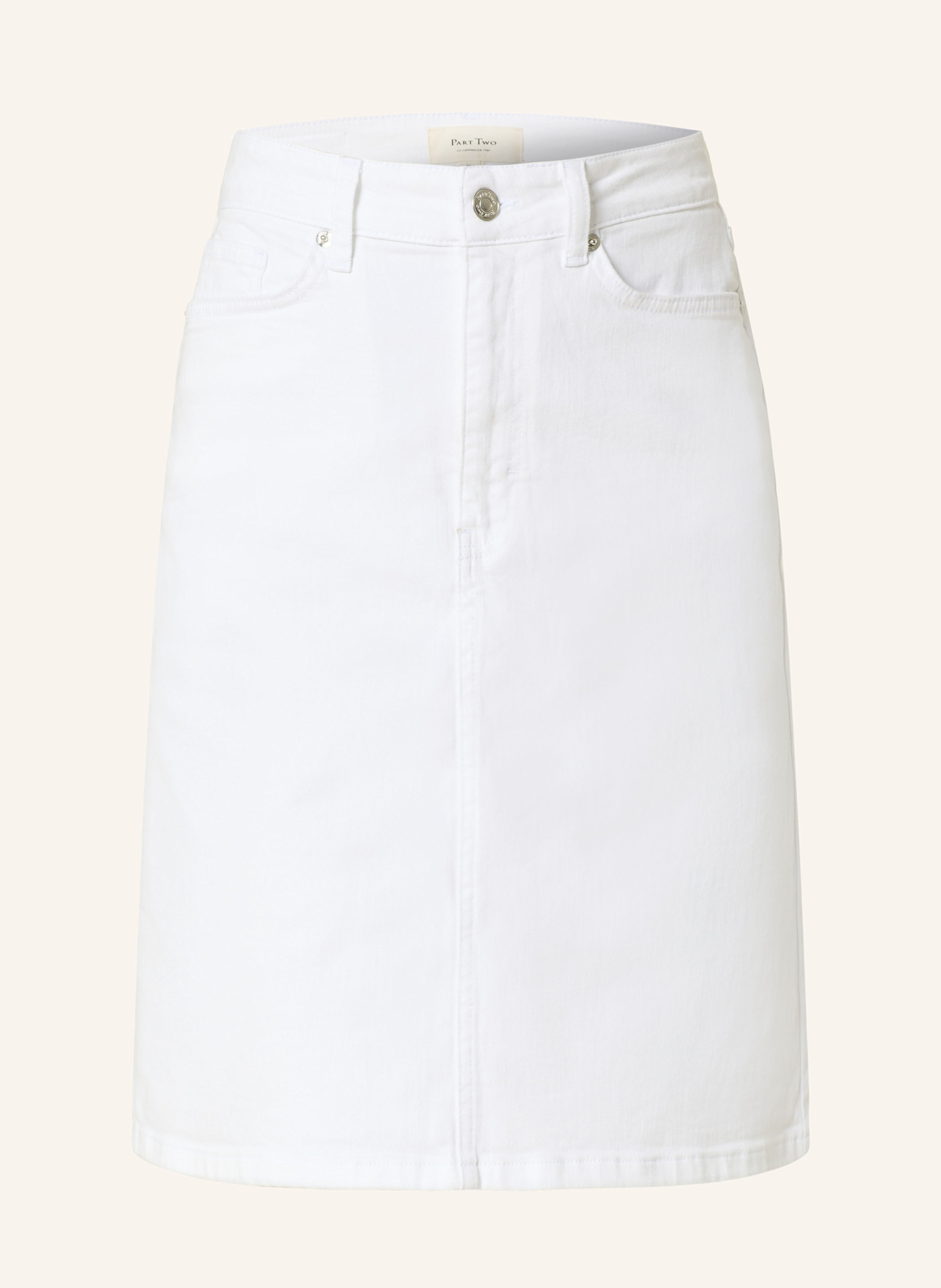 Part Two Jeansrock LEJAPW: WEISS
