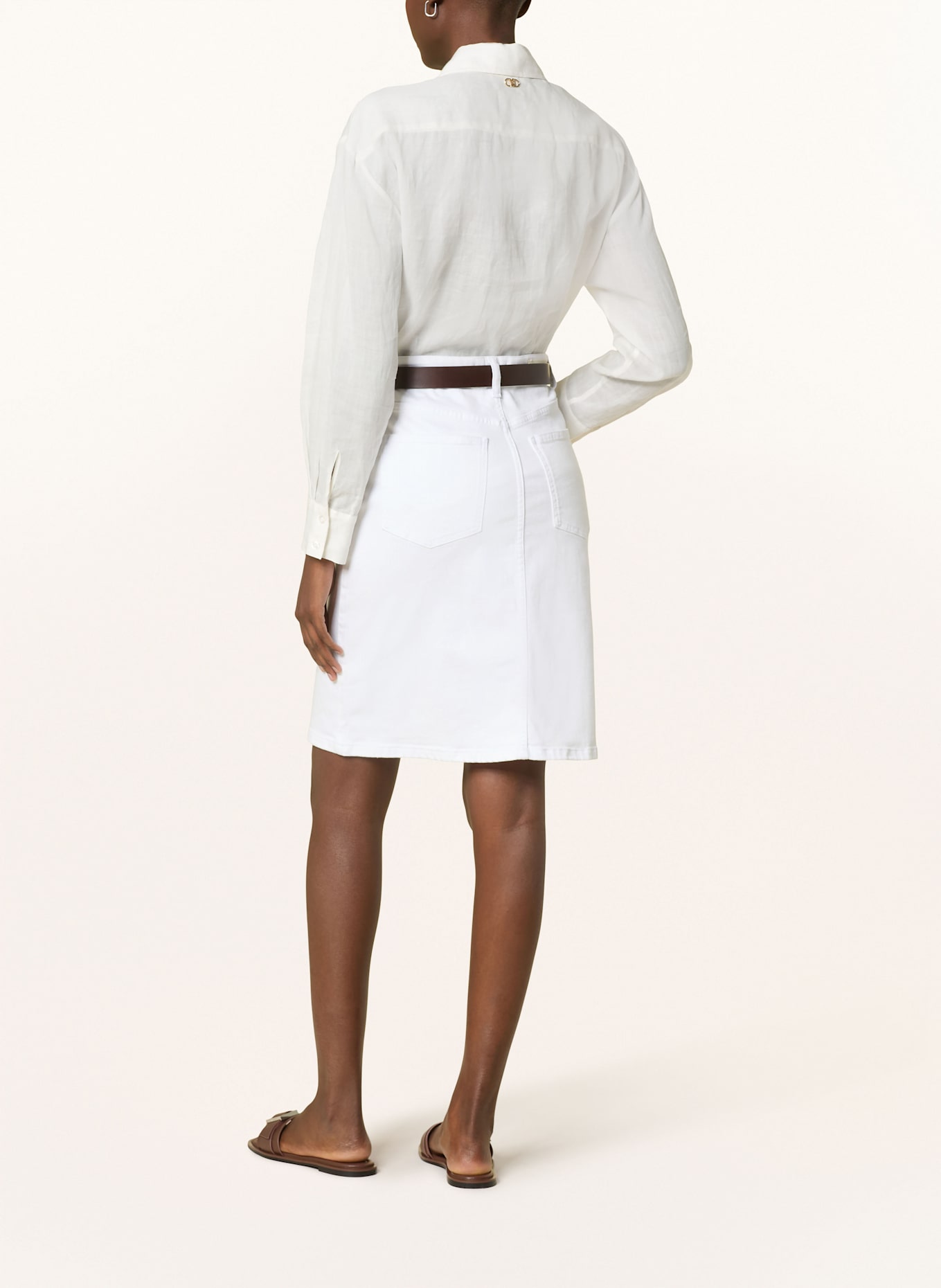 Part Two Jeansrock LEJAPW: WEISS