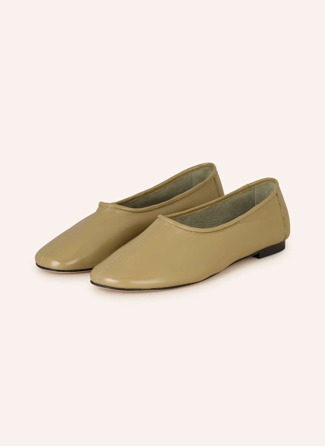 BY FAR Ballet flats PRUDENCE: OLIVE