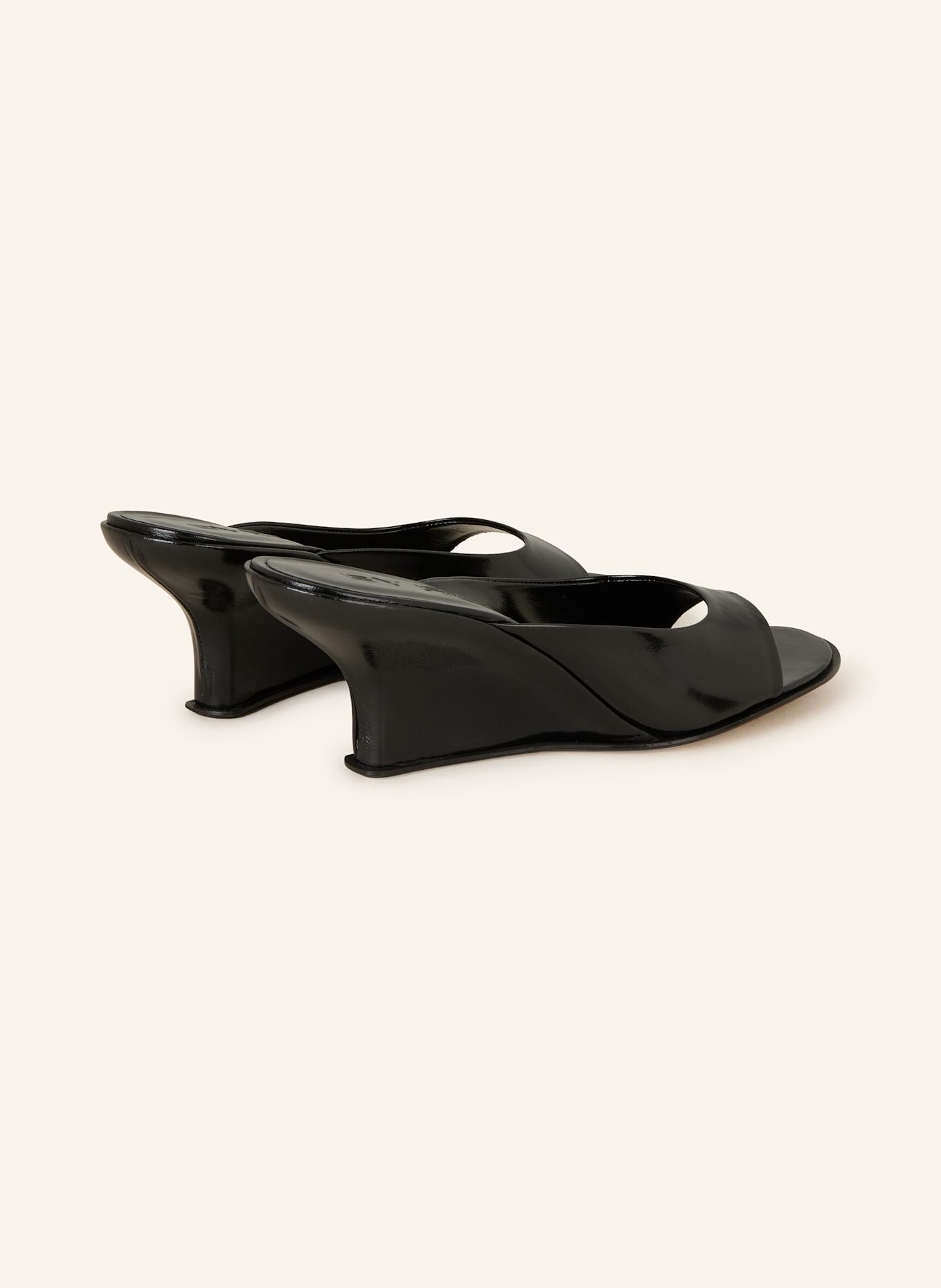BY FAR Mules CAROO: SCHWARZ