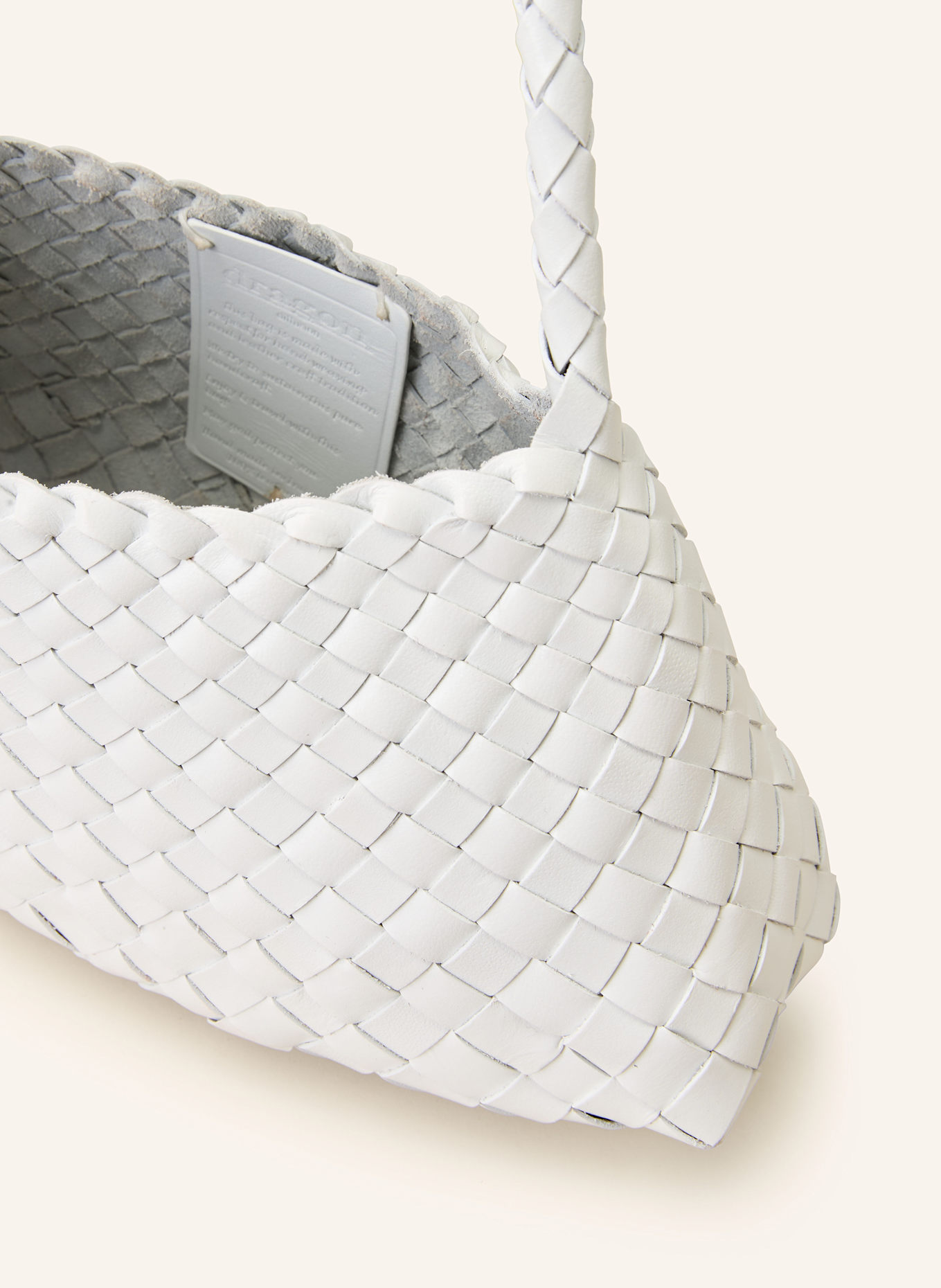 DRAGON DIFFUSION Schultertasche ROSANNA MINI: WEISS