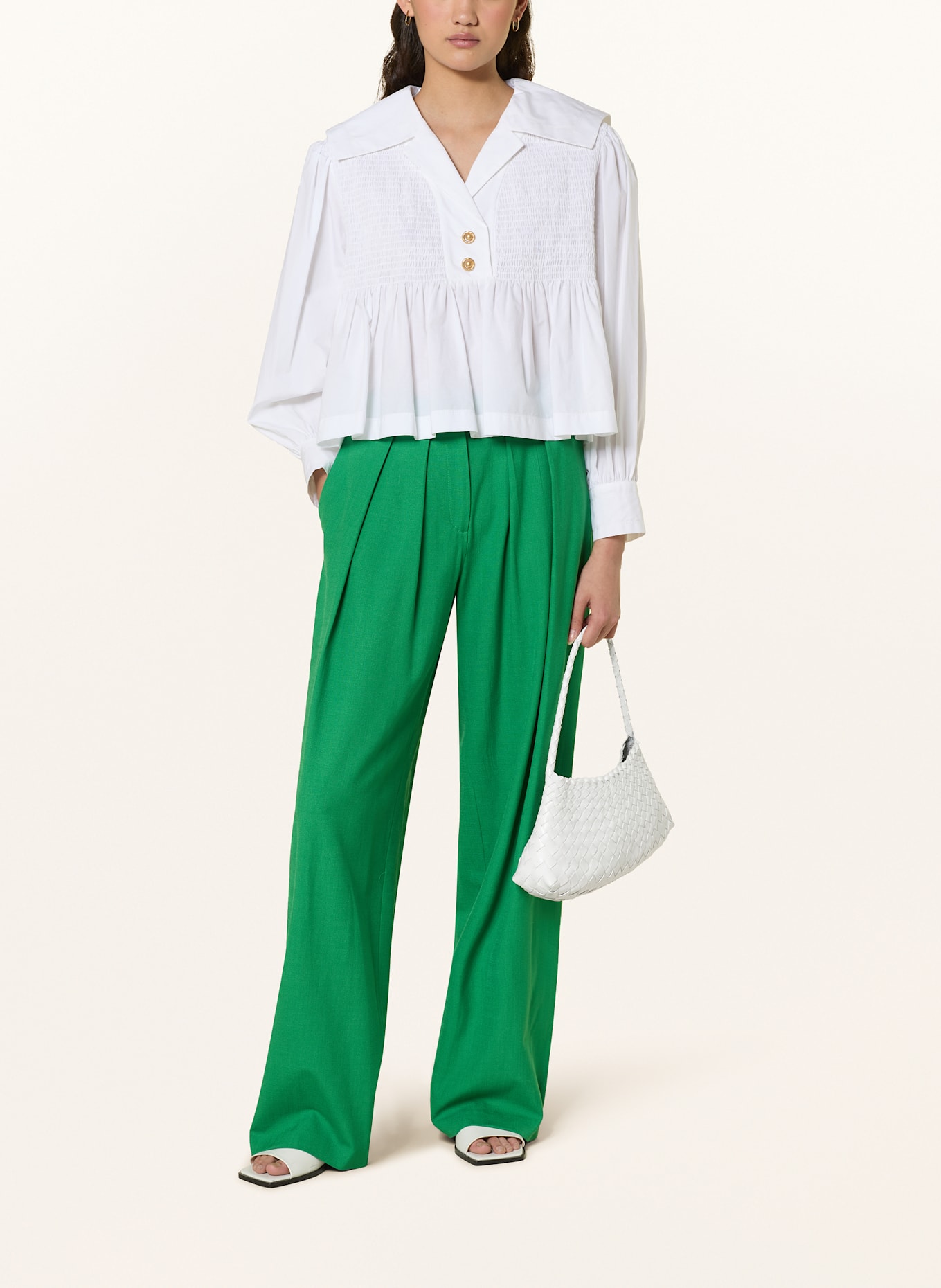 DRAGON DIFFUSION Schultertasche ROSANNA MINI: WEISS