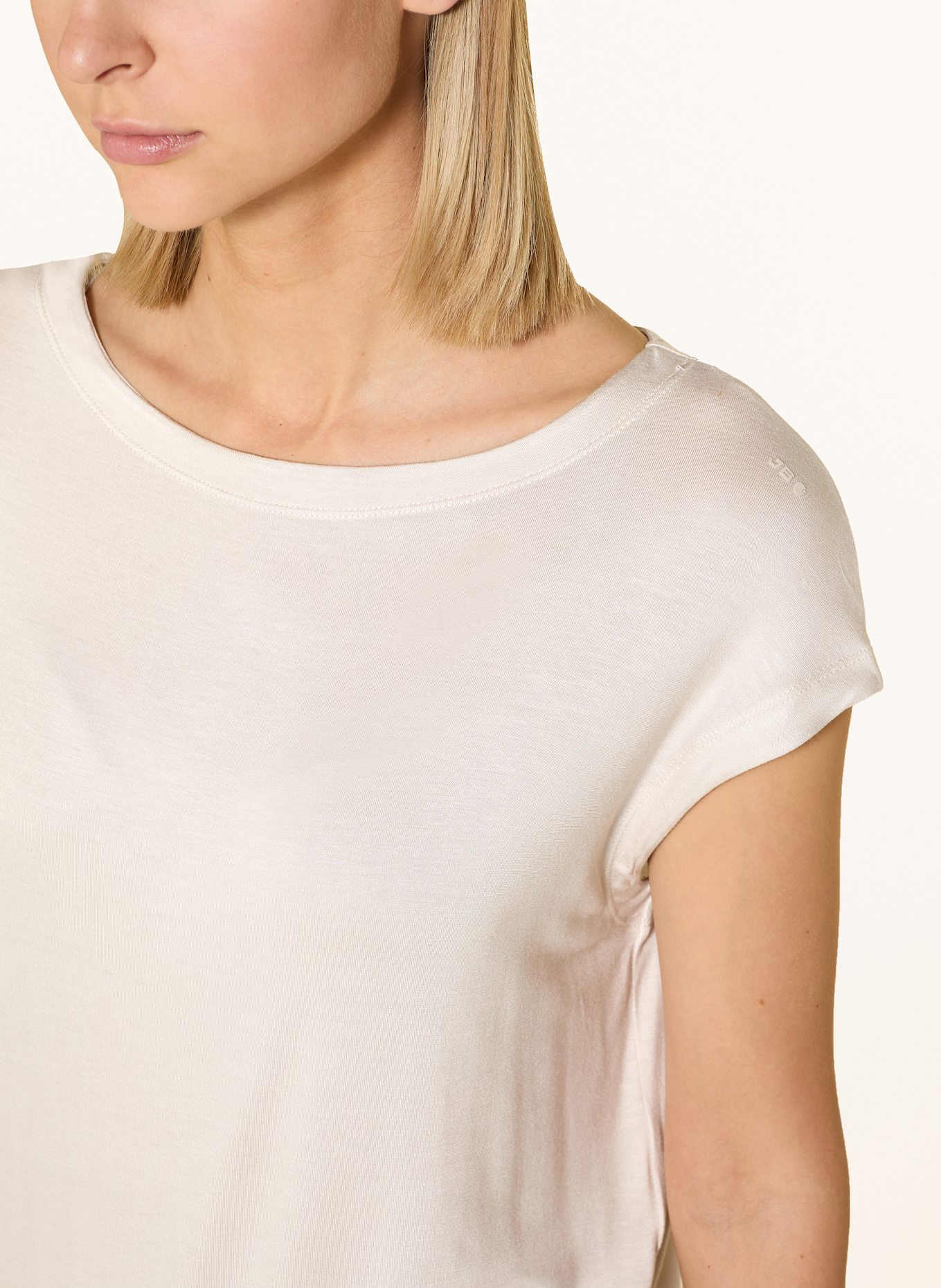 JEANNE BARET T-shirt PLUMERIA: CRÈME