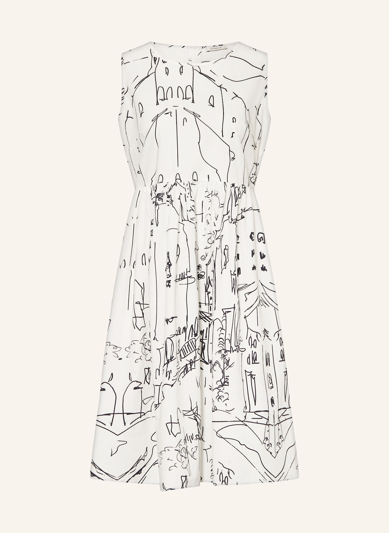 ANGOOR Sukienka CANDY: BIAŁY / CZARNY