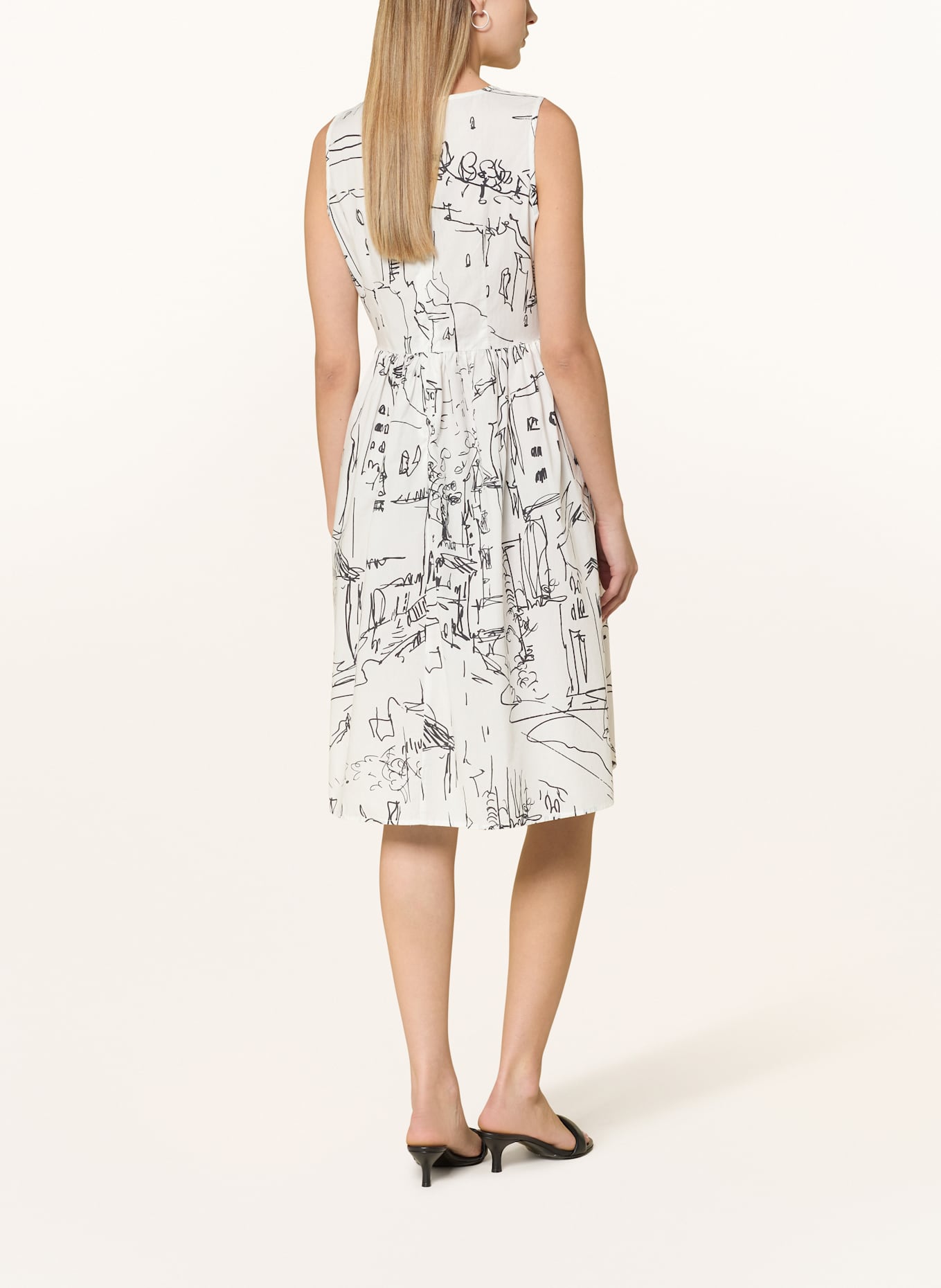 ANGOOR Sukienka CANDY: BIAŁY / CZARNY