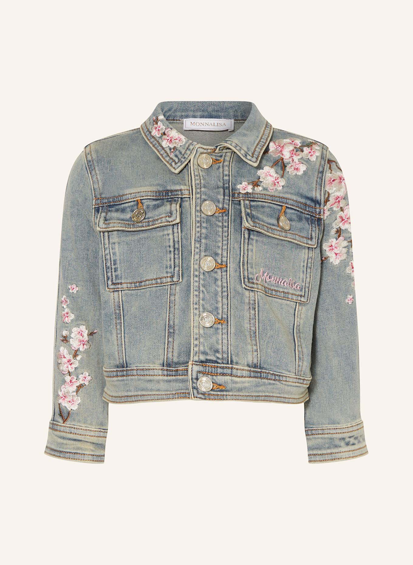 MONNALISA Jeansjacke: HELLBLAU