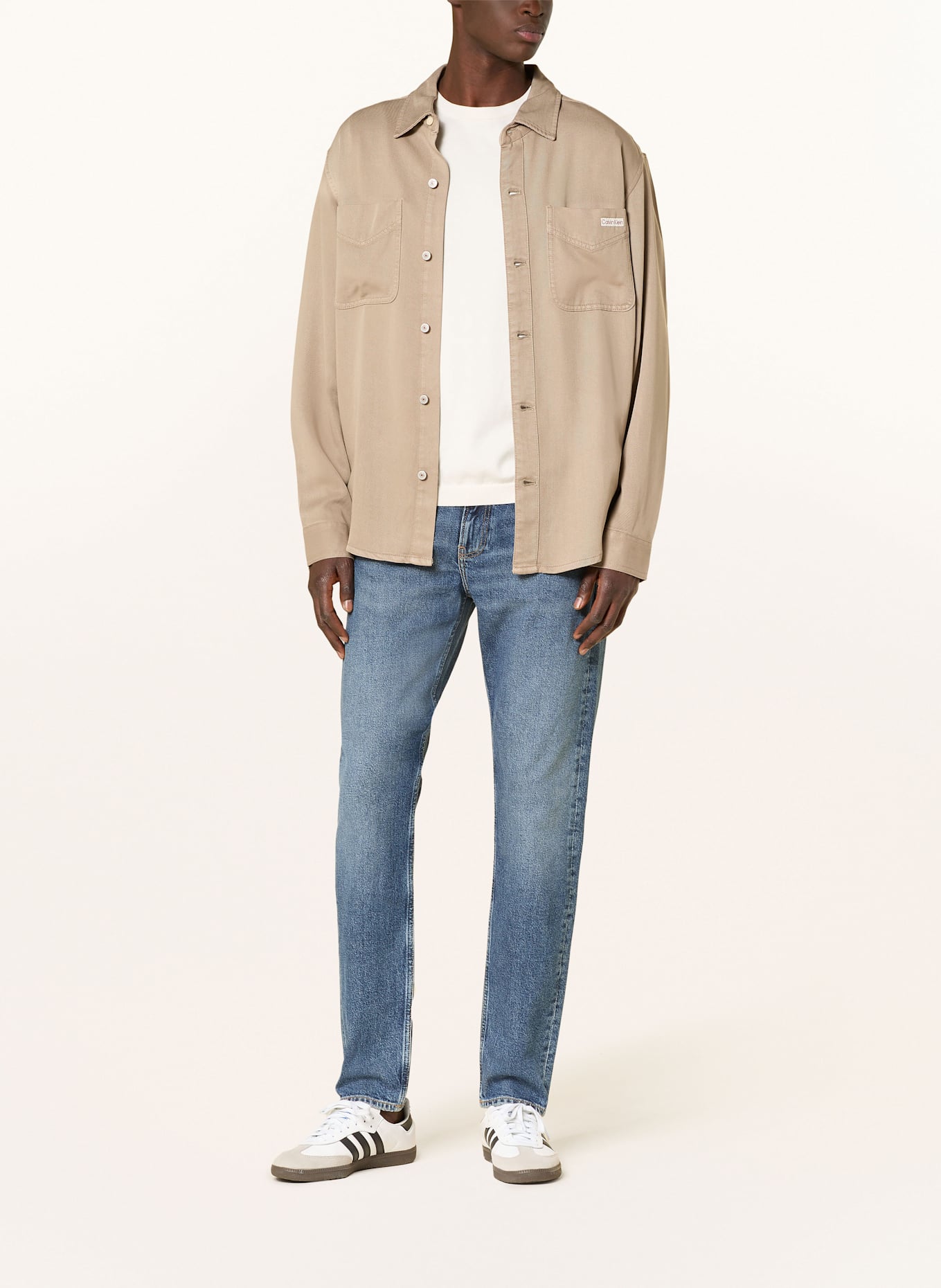 Calvin Klein Jeans Jeansy Slim Taper Fit: 1A4 DENIM MEDIUM