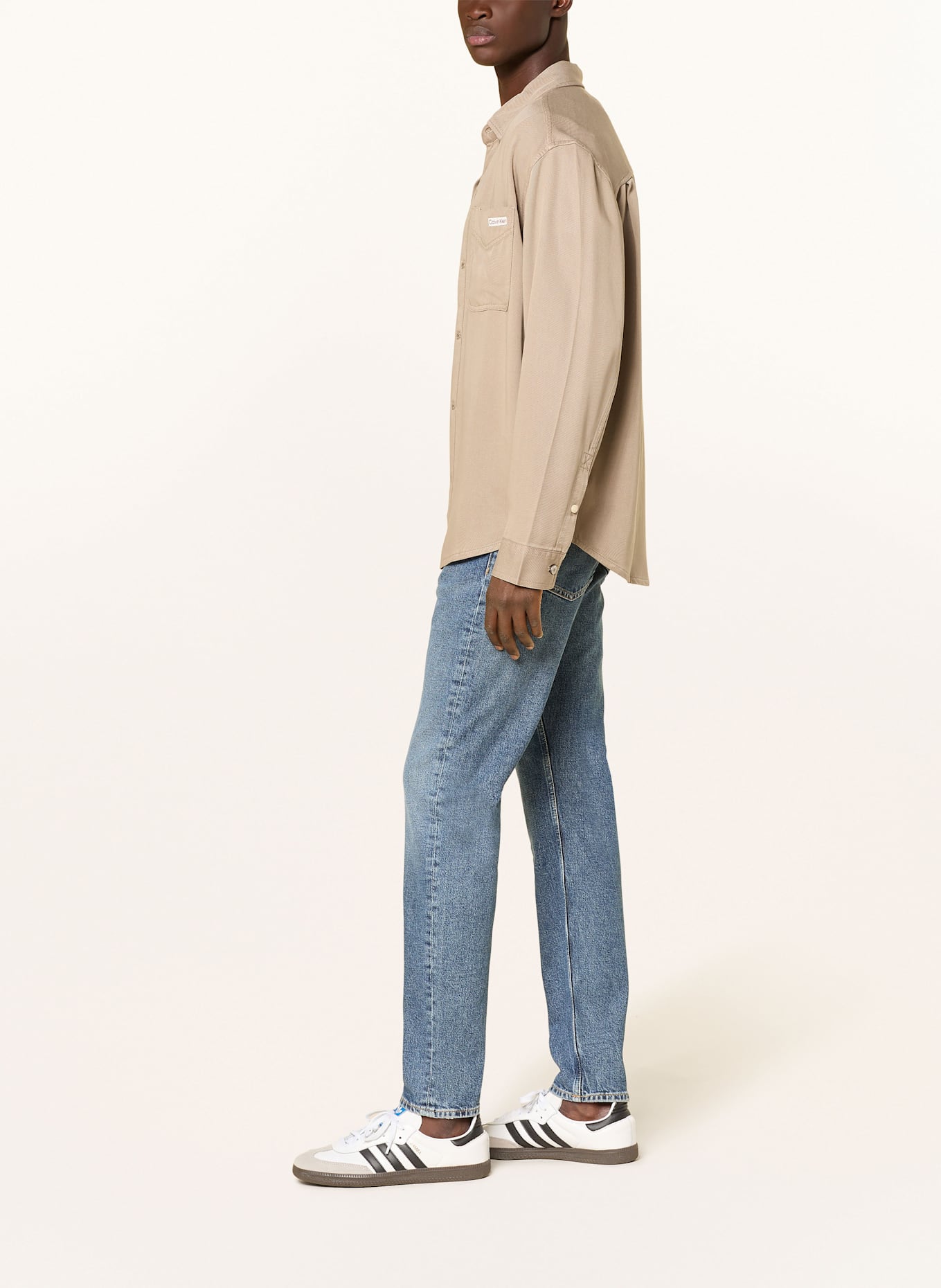 Calvin Klein Jeans Jeansy Slim Taper Fit: 1A4 DENIM MEDIUM