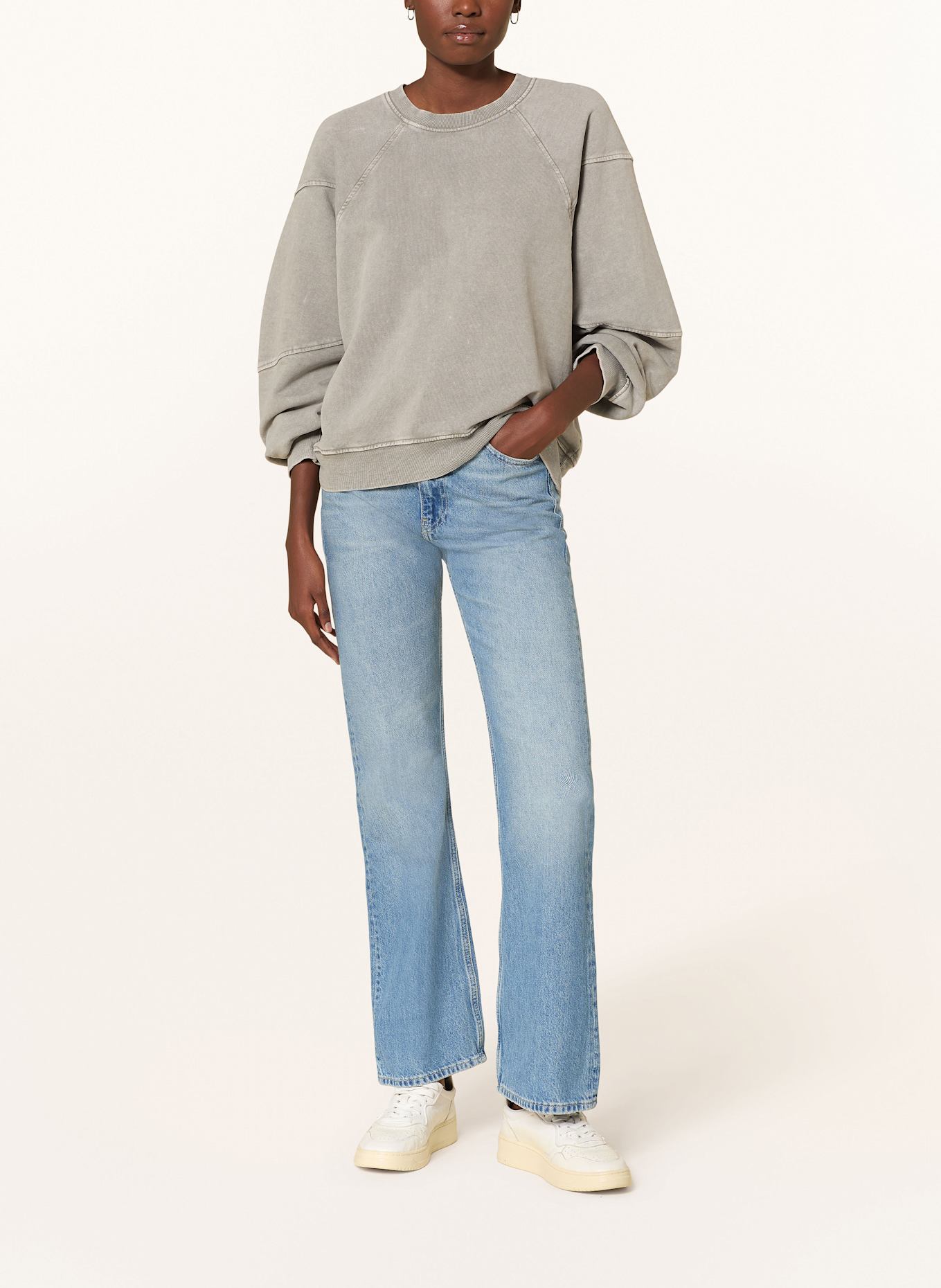 Calvin Klein Jeans Bootcut jeans: 1Calvin Klein Mino Cintura in pelle nera