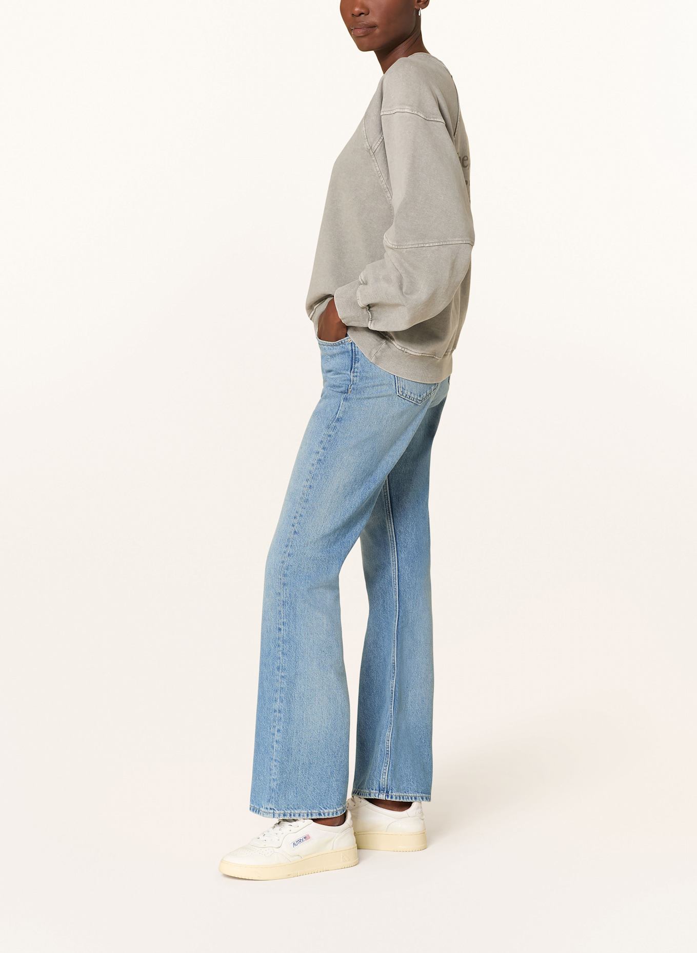 Calvin Klein Jeans Bootcut jeans: 1Calvin Klein Mino Cintura in pelle nera