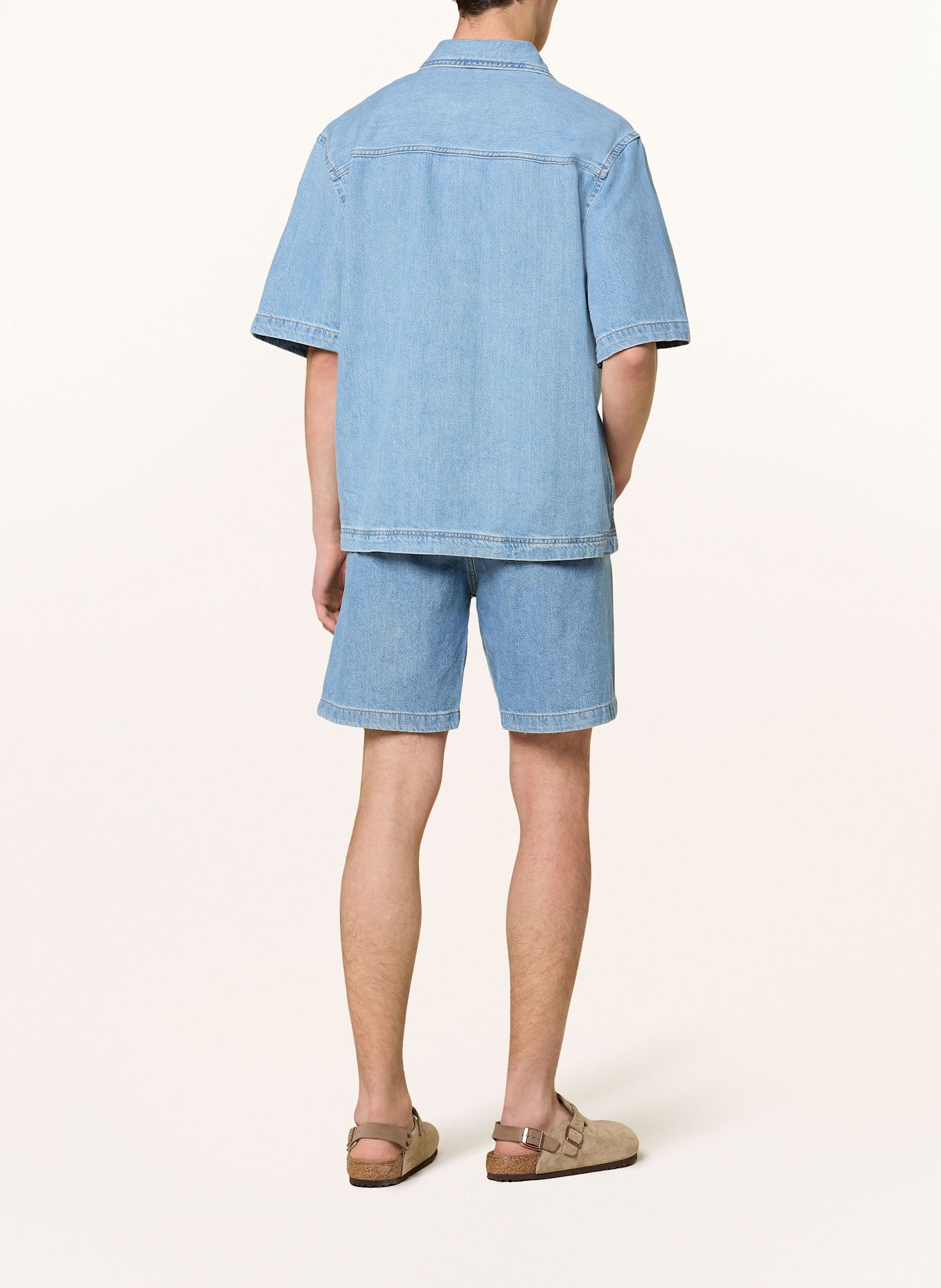 Calvin Klein Jeans Relaxed fit denim shorts: 1AA Denim Light